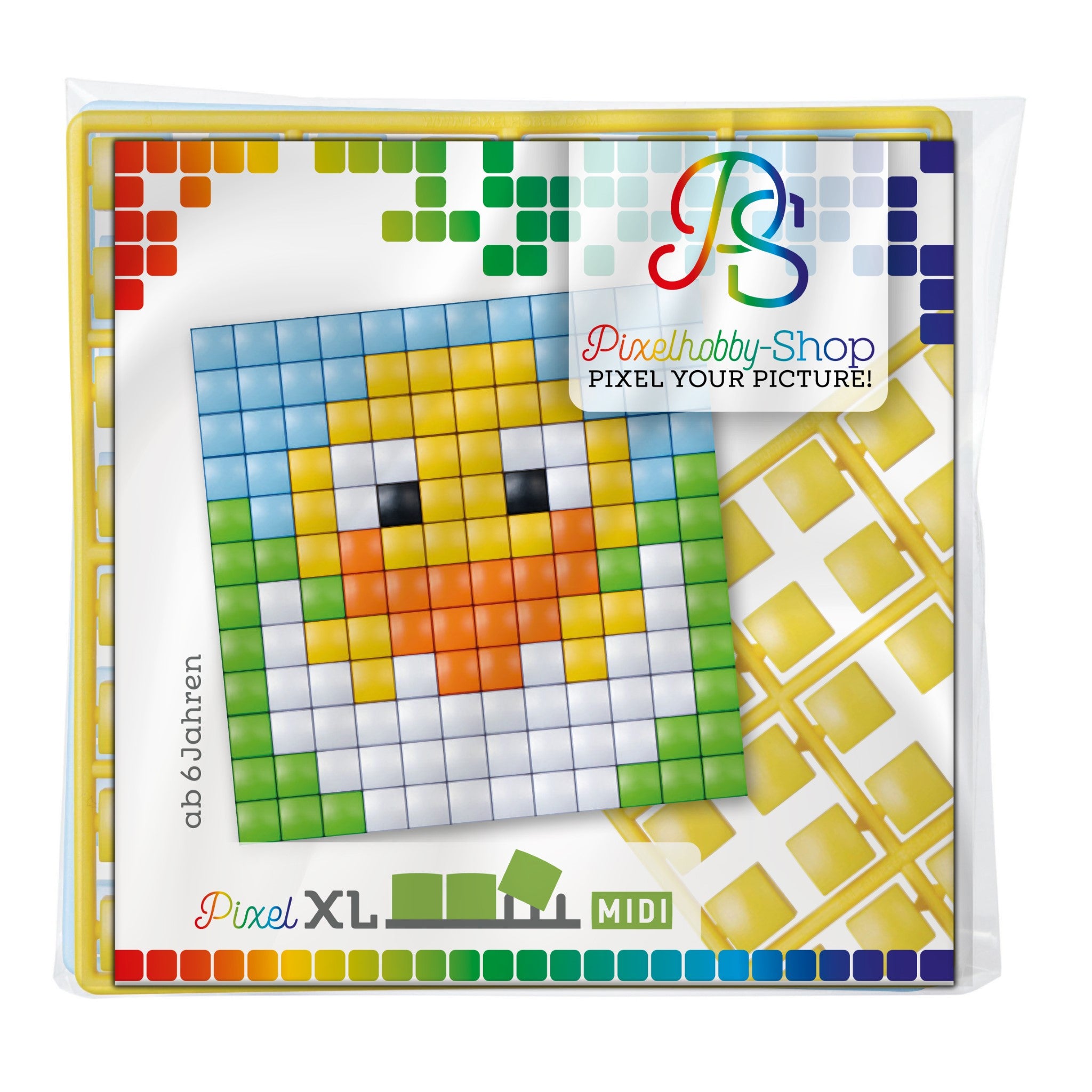 Pixelhobby XL (Midi) Magnet Set - Kücken im Ei