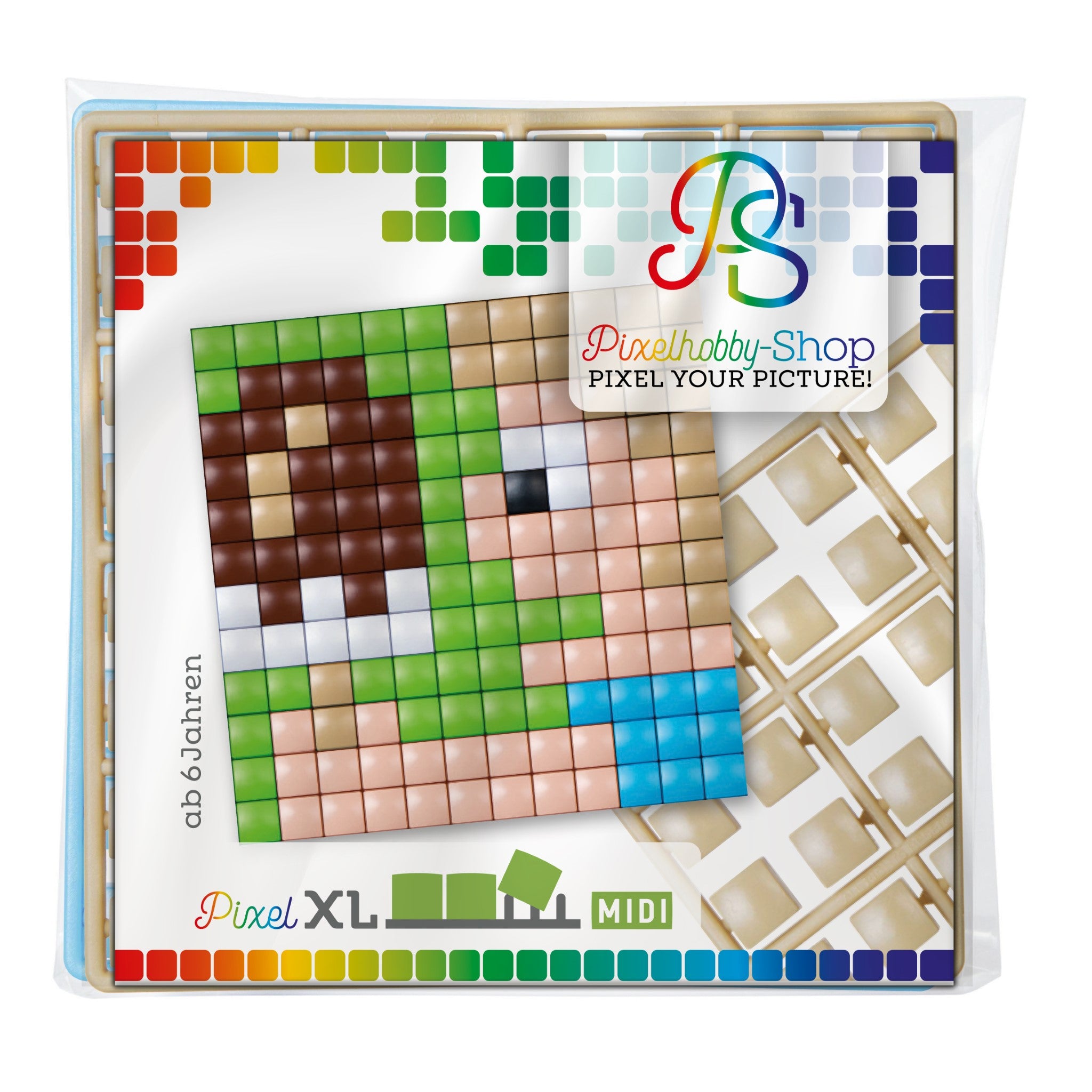 Pixelhobby XL (Midi) Magnet Set - Lecker Schokoladeneis