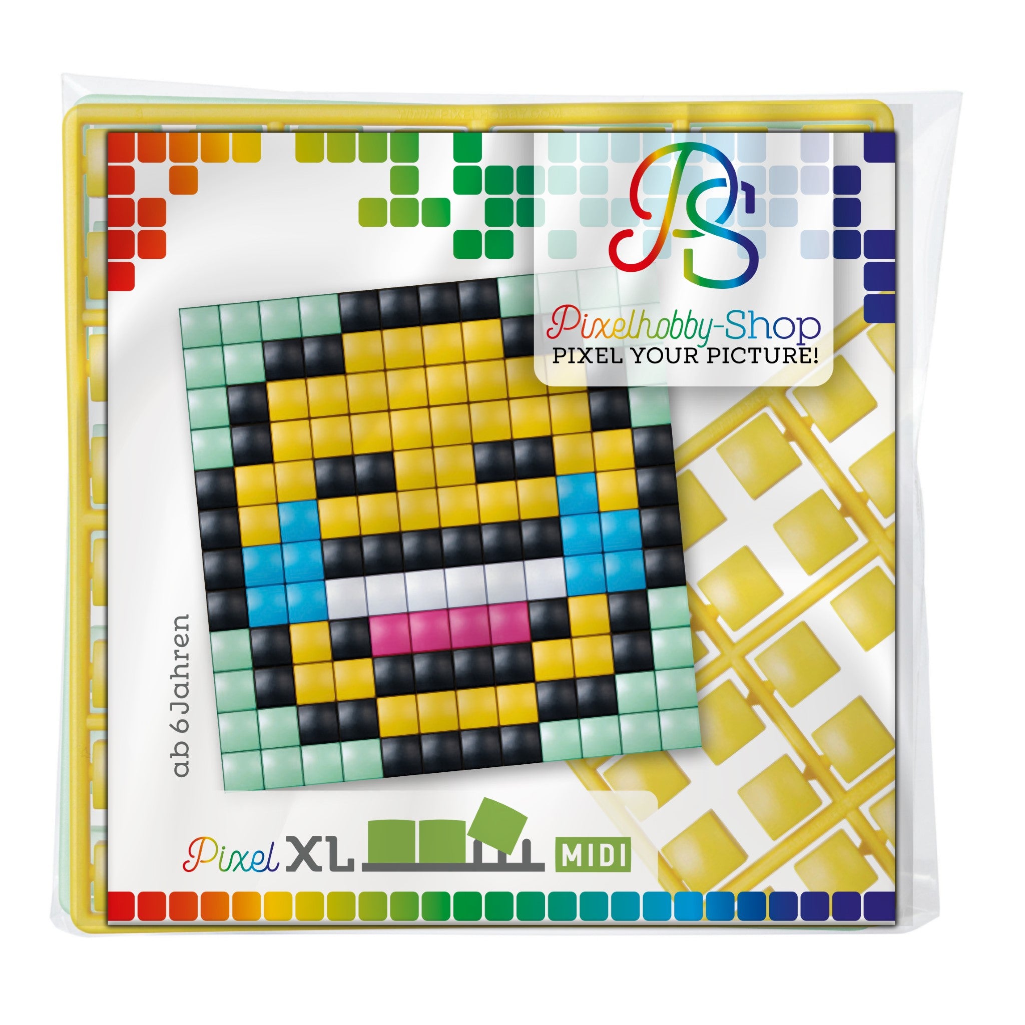 Pixelhobby XL (Midi) Magnet Set - LOL Smiley