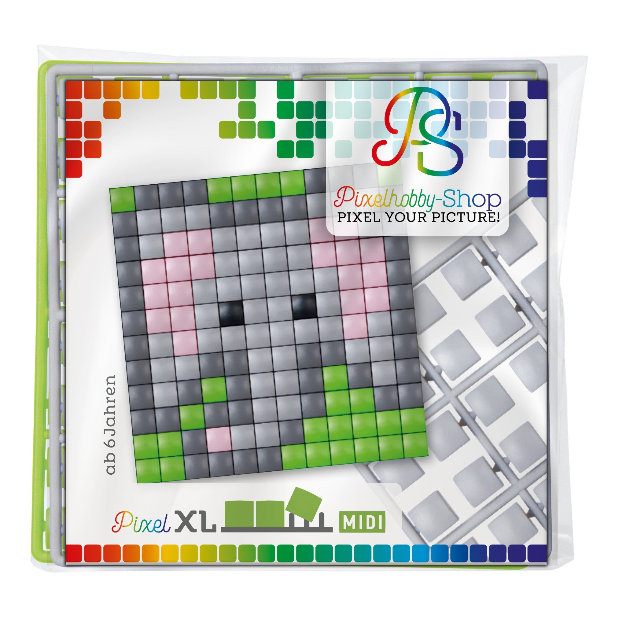 Pixelhobby XL (Midi) Magnet Set - Elefant