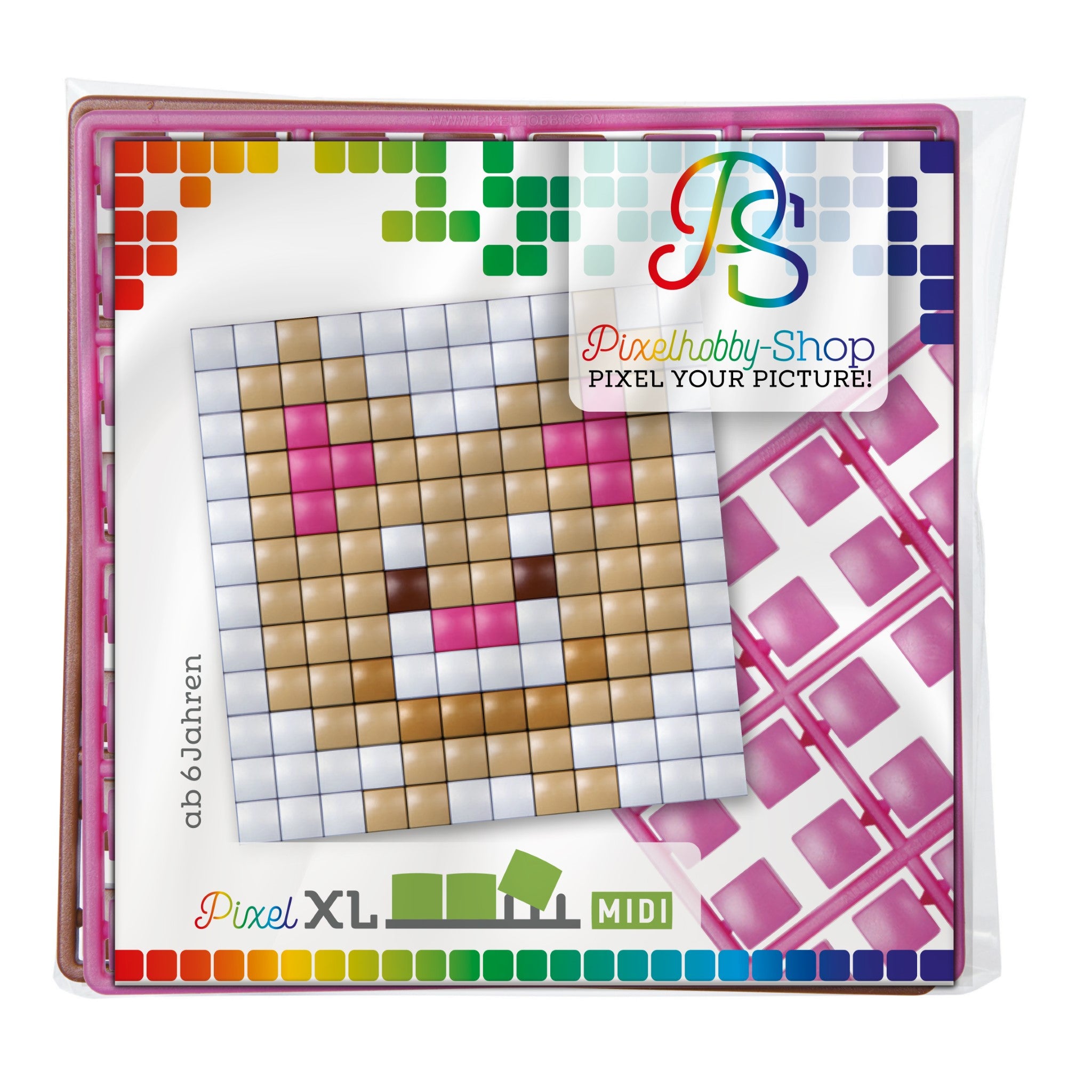 Pixelhobby XL (Midi) Magnet Set - Katze