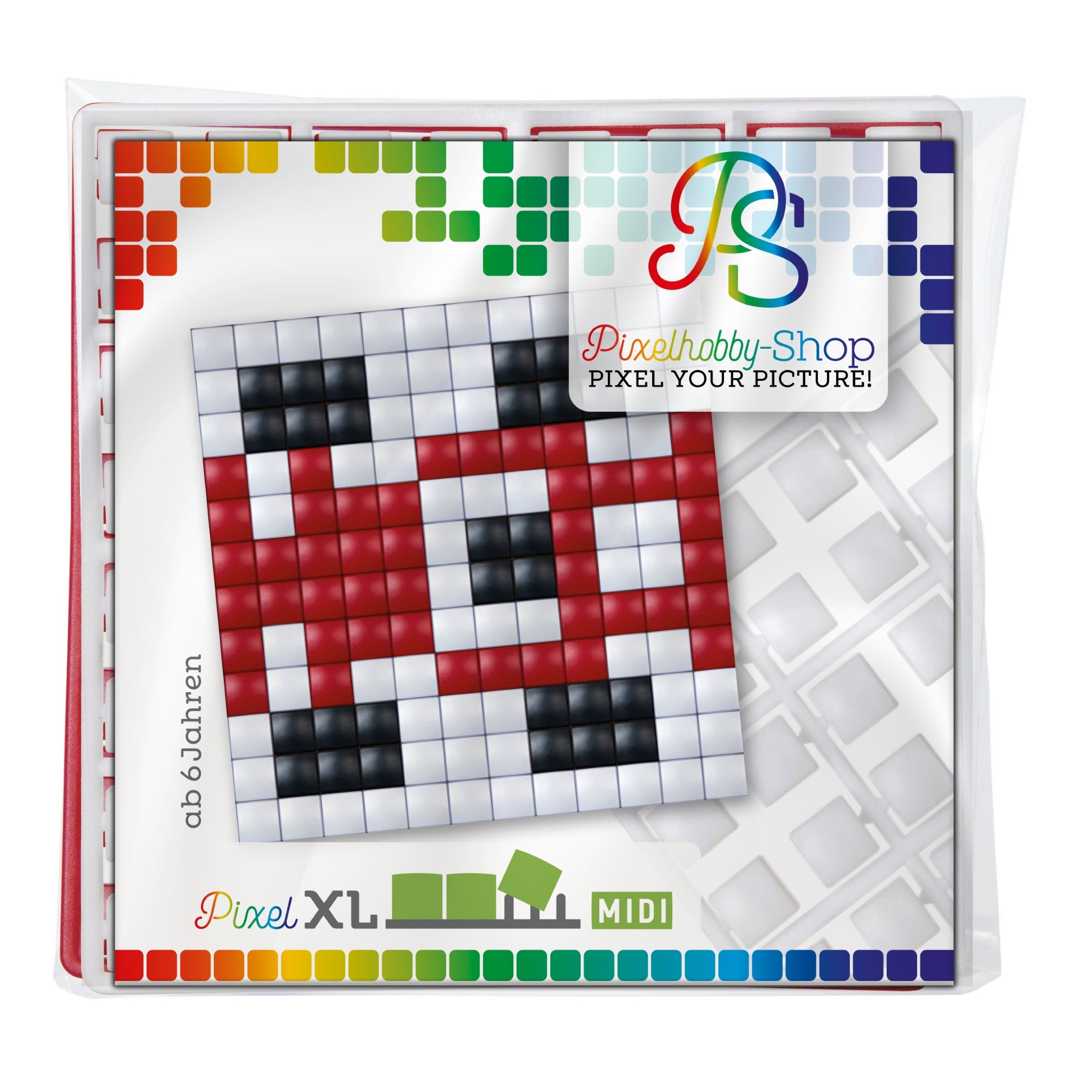 Pixelhobby XL (Midi) Magnet Set - Rennwagen