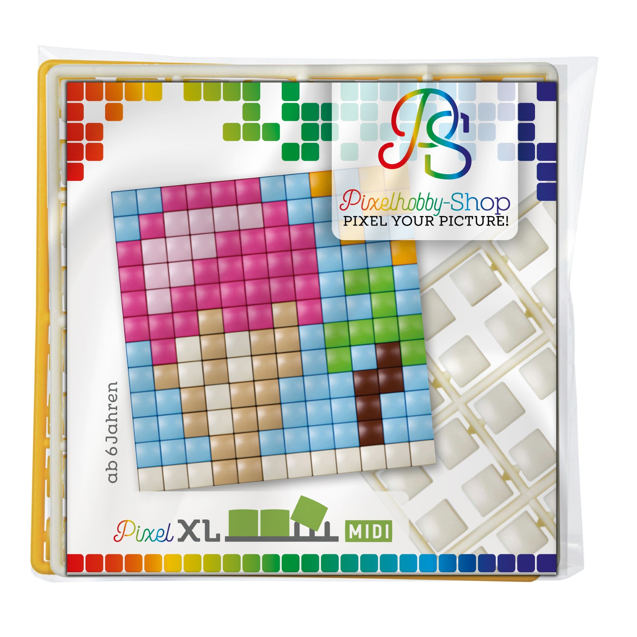 Pixelhobby XL (Midi) Magnet Set - Eis am Strand