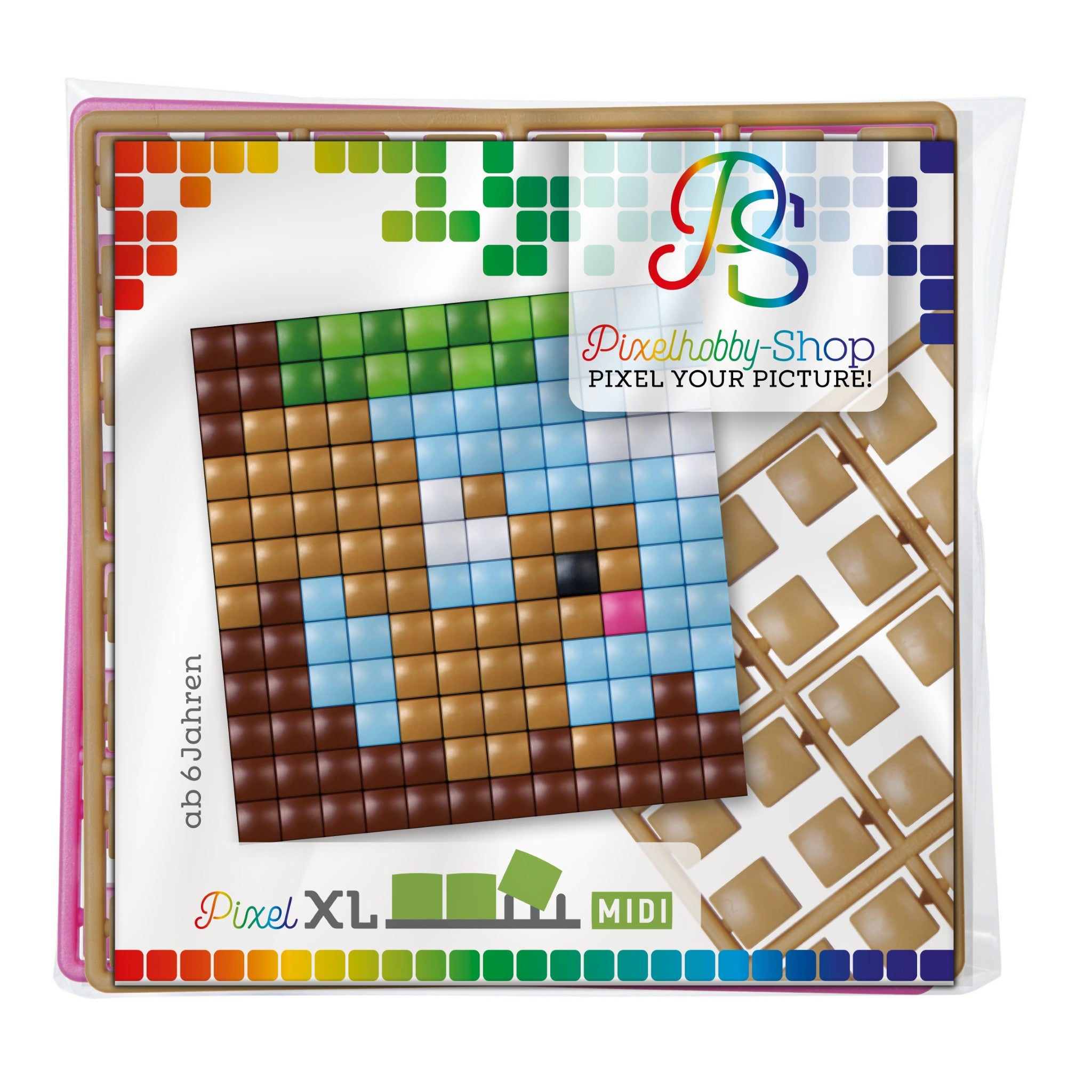 Pixelhobby XL (Midi) Magnet Set - Eichhörnchen