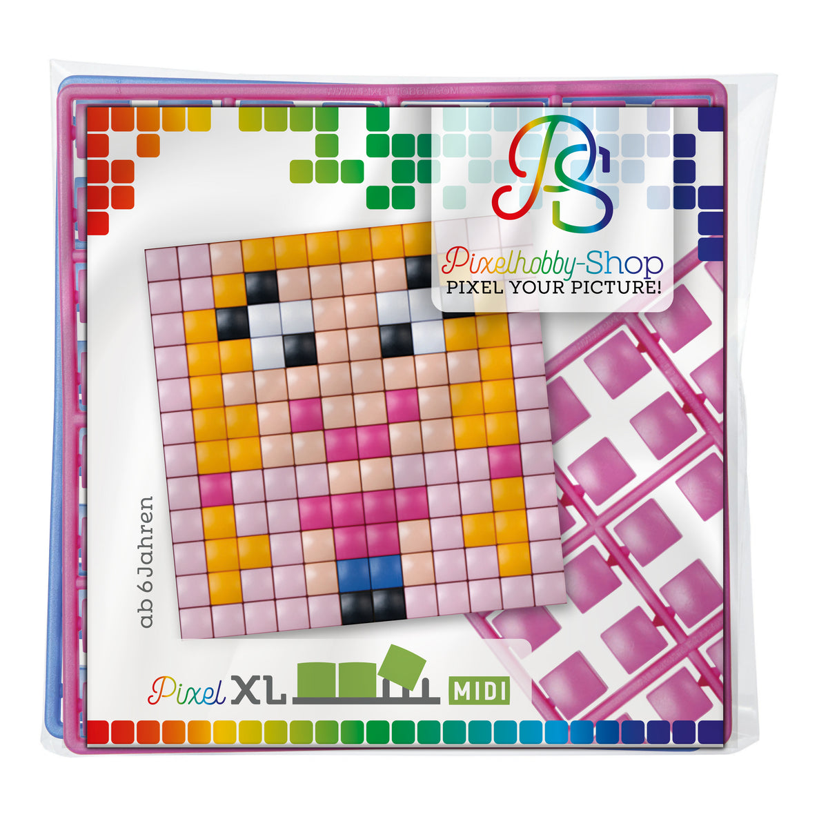 Pixelhobby XL (Midi) Magnet Set - Mädchen