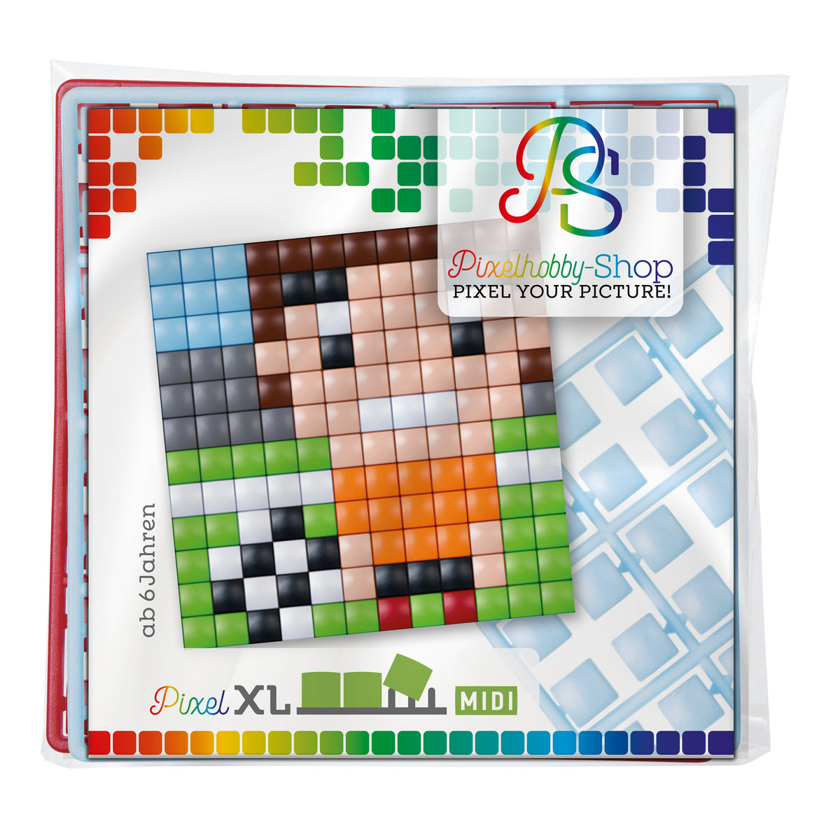 Pixelhobby XL (Midi) Magnet Set - Fußballspieler