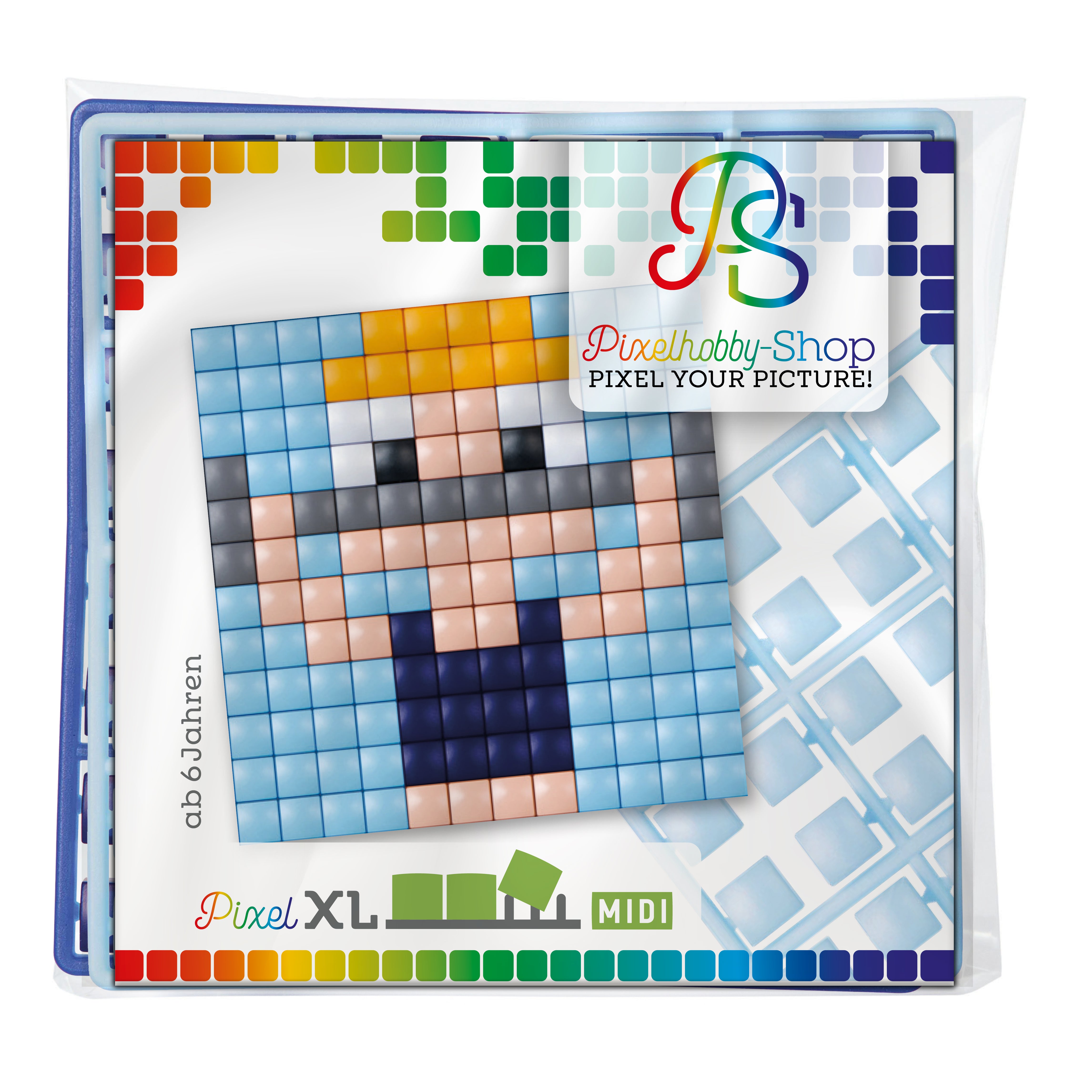 Pixelhobby XL (Midi) Magnet Set - Gewichtheber