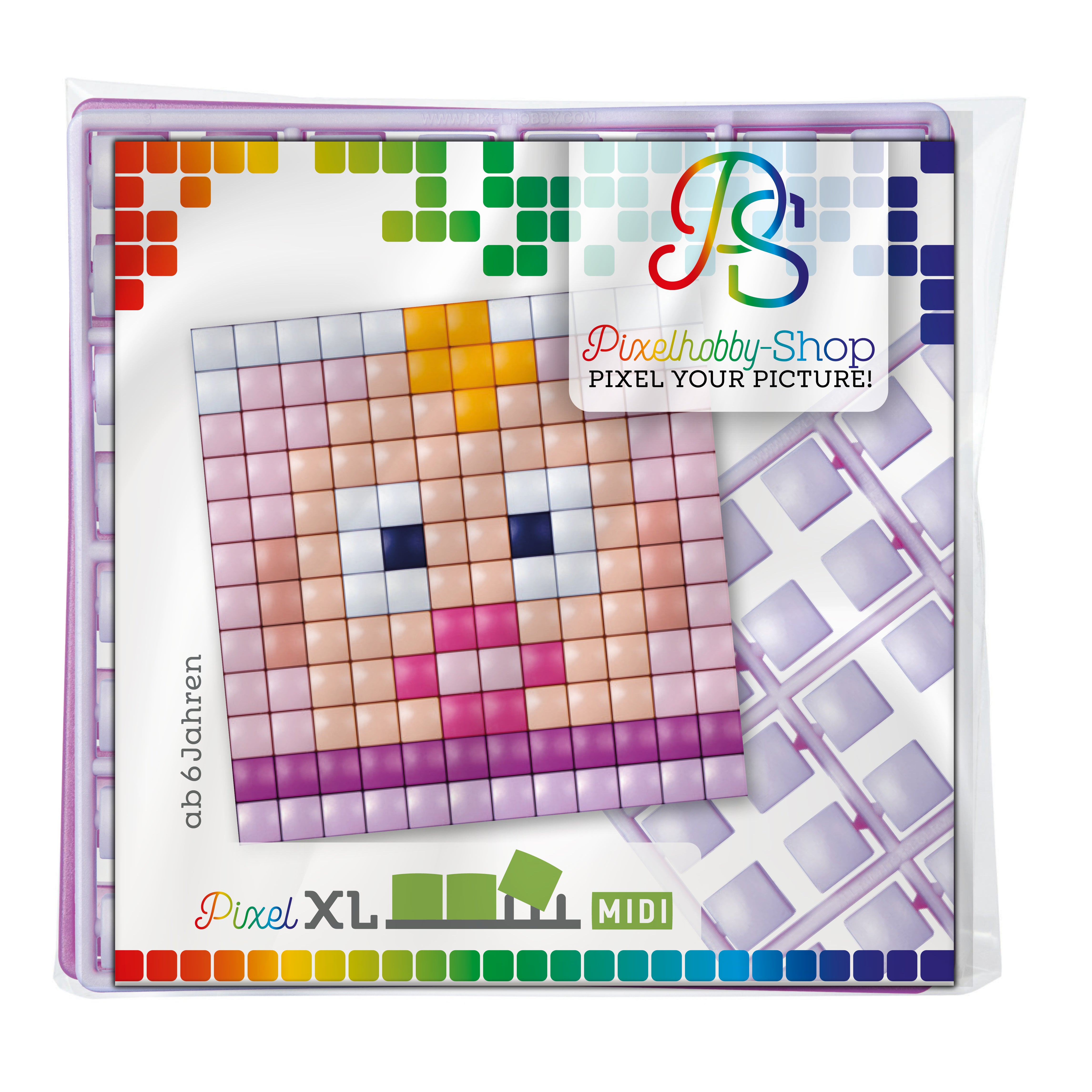 Pixelhobby XL (Midi) Magnet Set - Baby girl