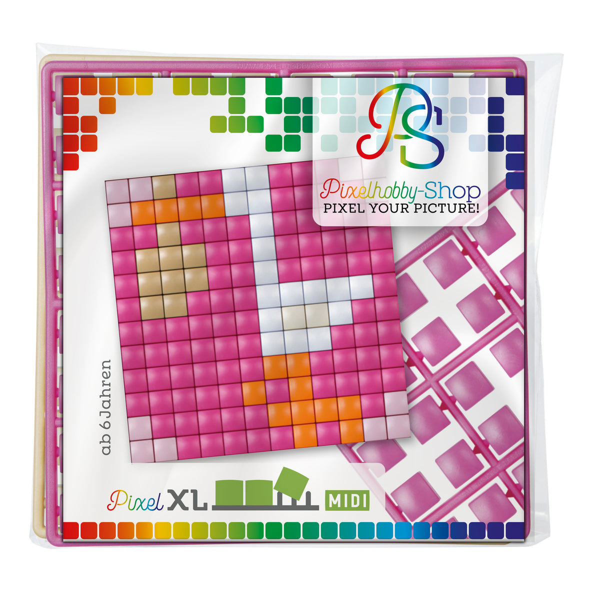 Pixelhobby XL (Midi) Magnet Set - Storch Girl