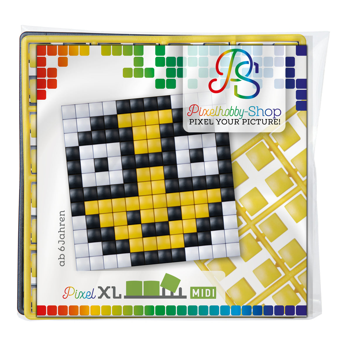 Pixelhobby XL (Midi) Magnet Set - Smiley - grosse Augen