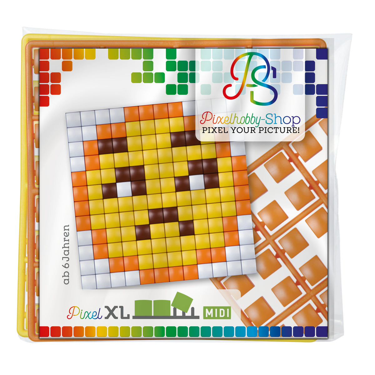 Pixelhobby XL (Midi) Magnet Set - Smiley - krank