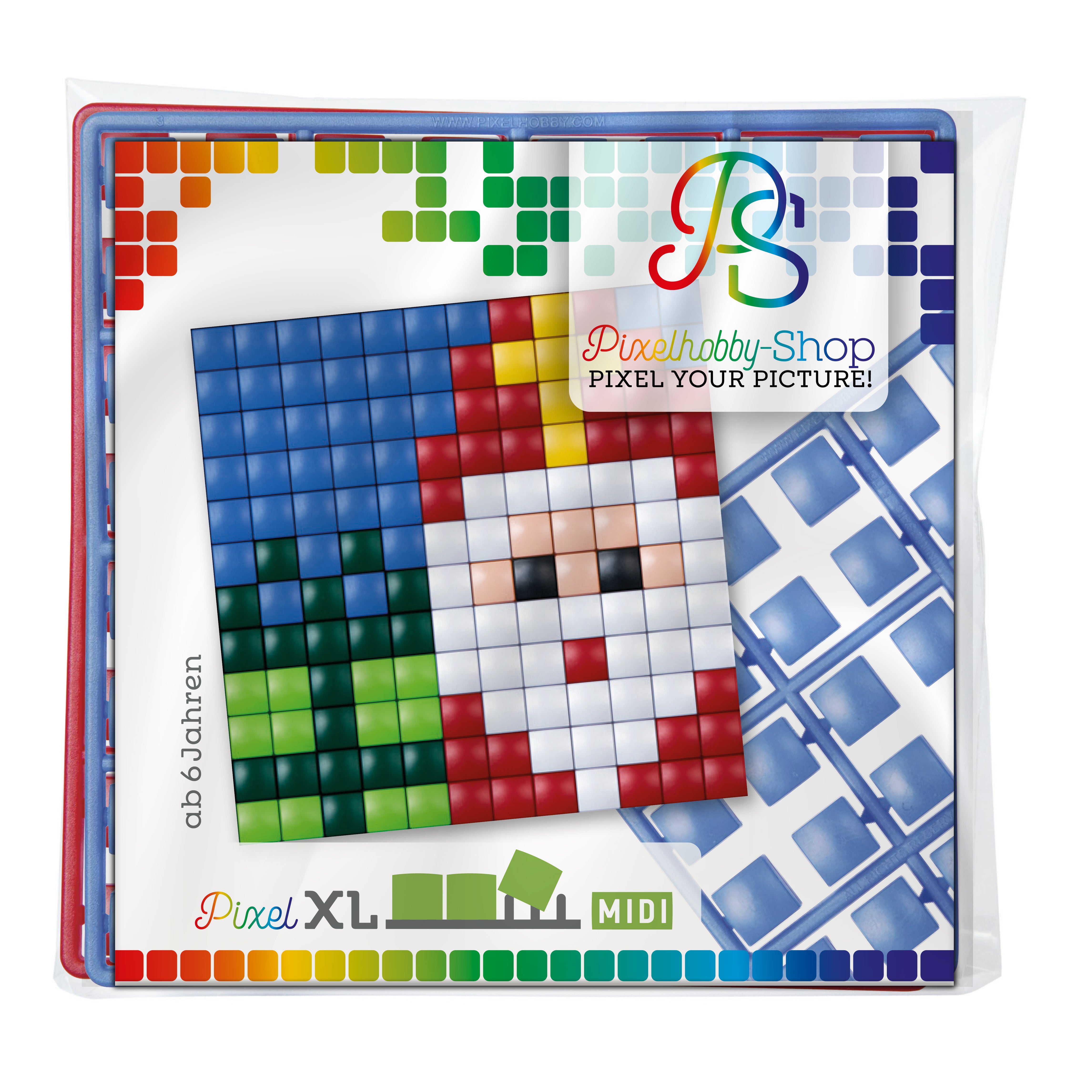 Pixelhobby XL (Midi) Magnet Set - Santa Klaus