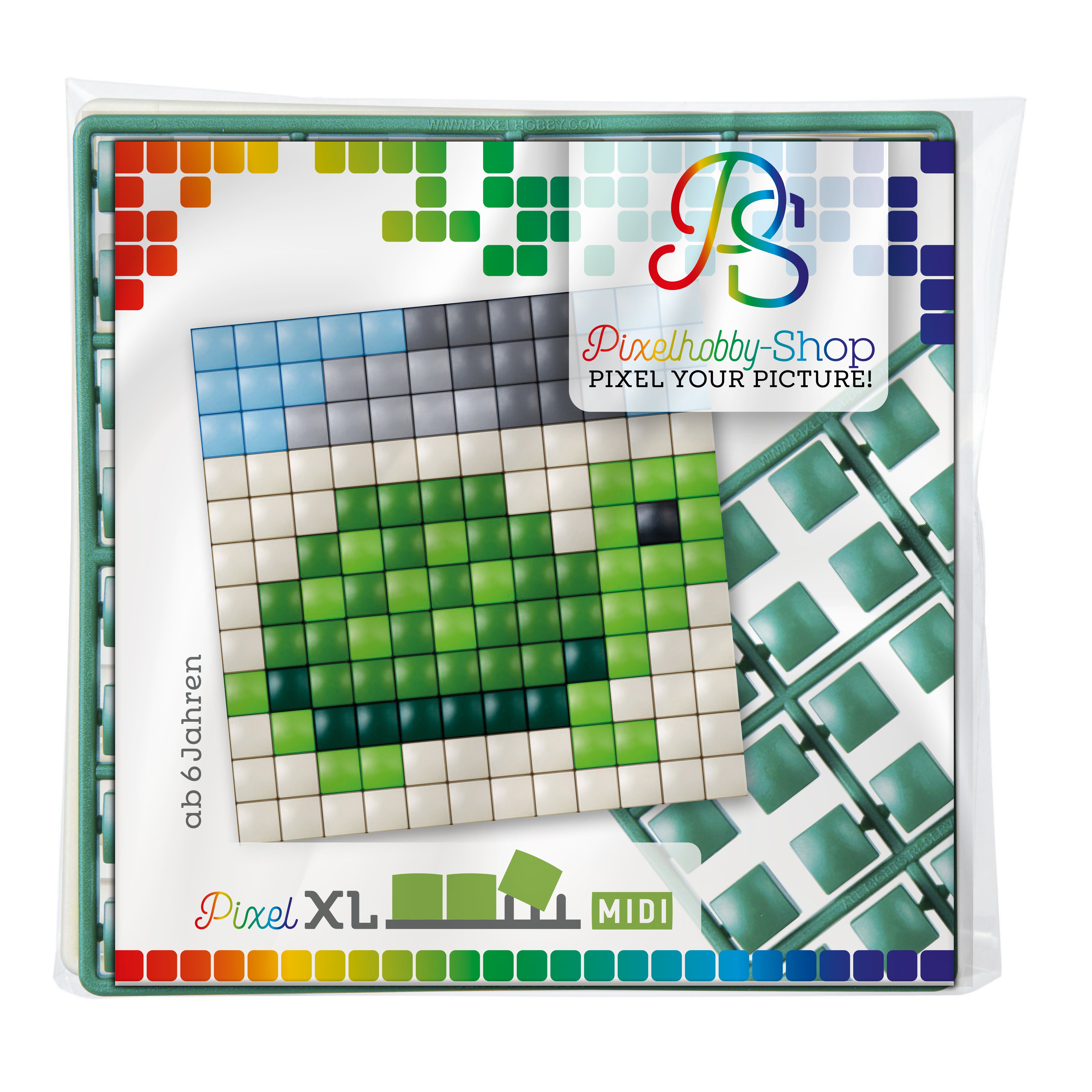 Pixelhobby XL (Midi) Magnet Set - Schildkröte