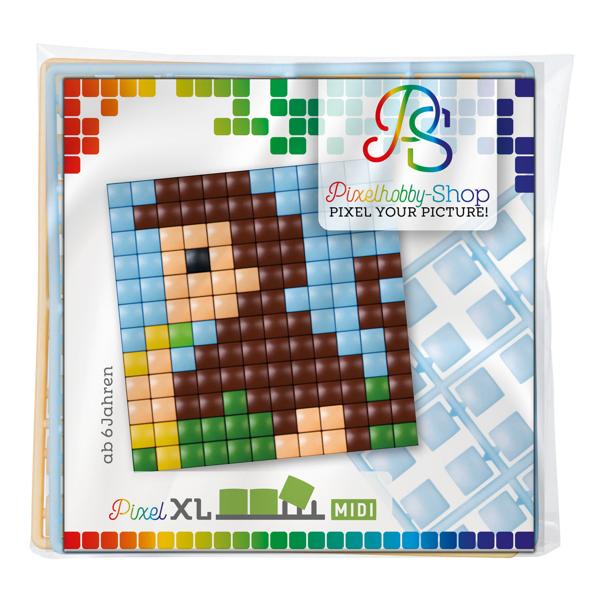 Pixelhobby XL (Midi) Magnet Set - Affe