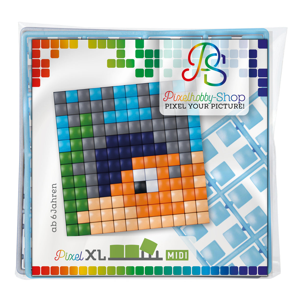 Pixelhobby XL (Midi) Magnet Set - Fisch im Meer