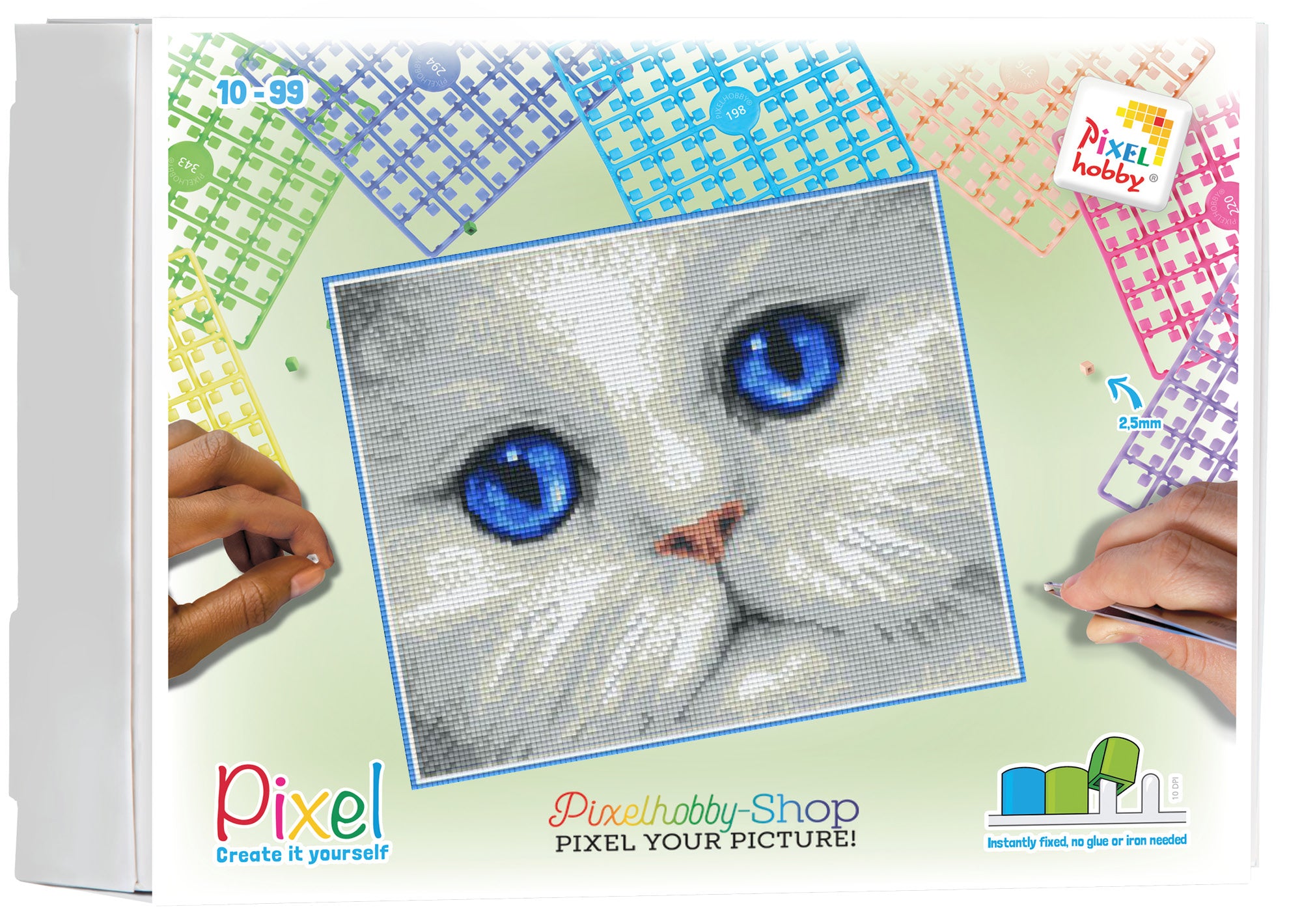 Pixelhobby Klassik Set - blauäugige Katze