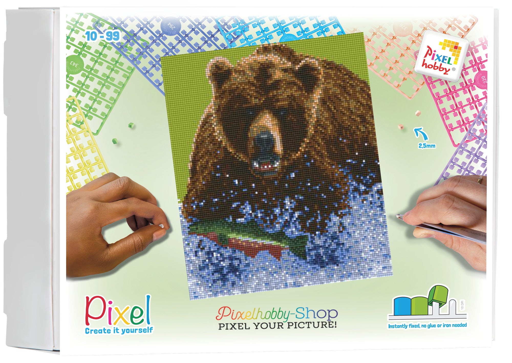 Pixelhobby Klassik Set - Grizzle Bär