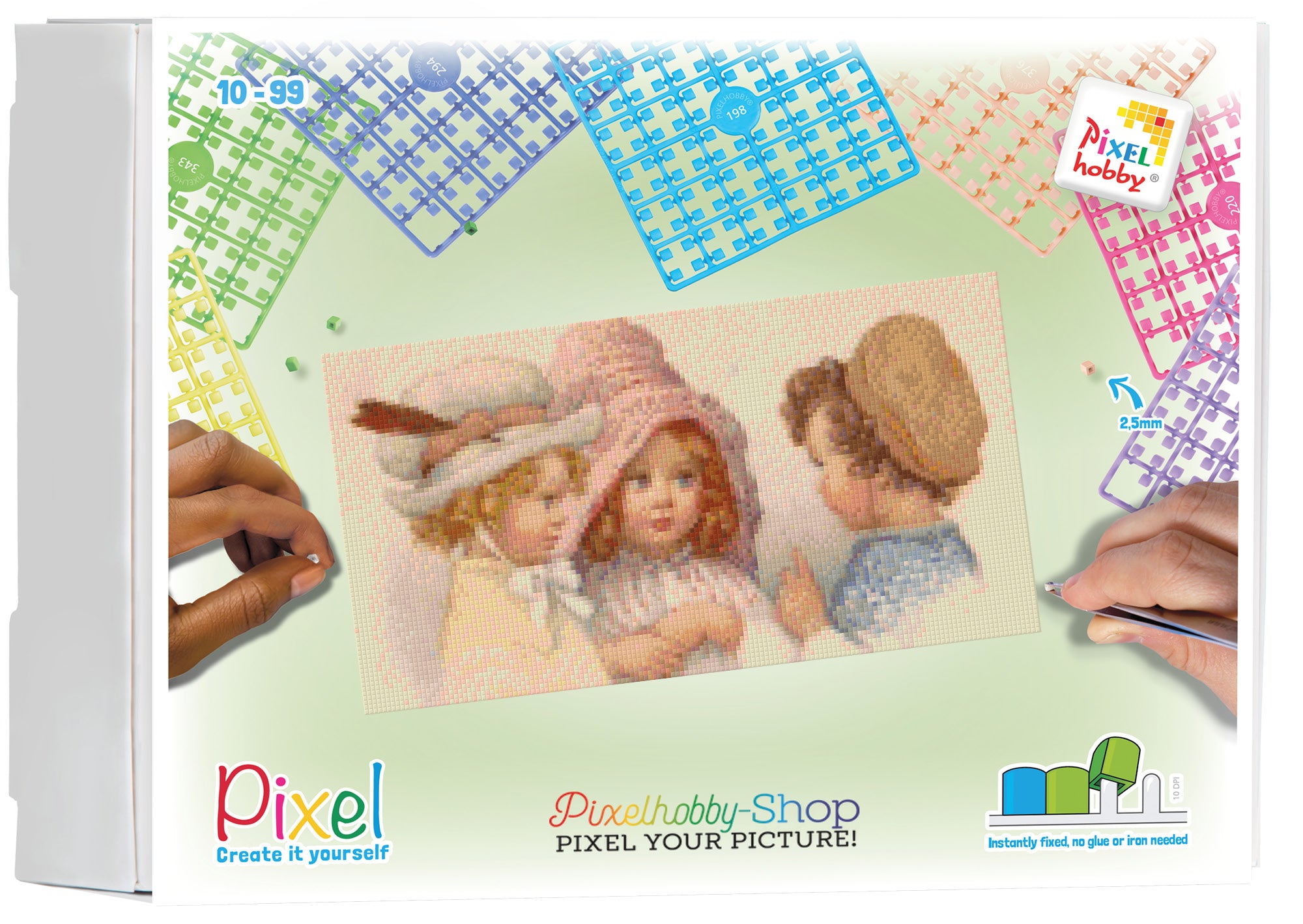 Pixelhobby Klassik Set - Drei kleine Kinder