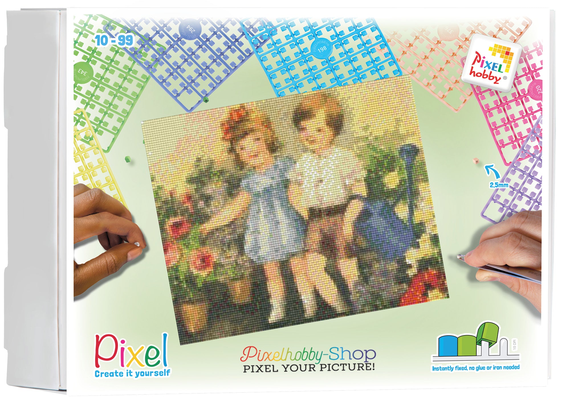 Pixelhobby Klassik Set - Kinder im Garten