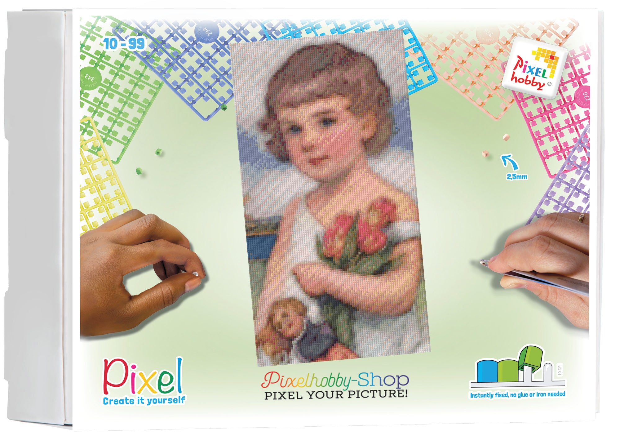 Pixelhobby Klassik Set - Mädchen mit Puppe