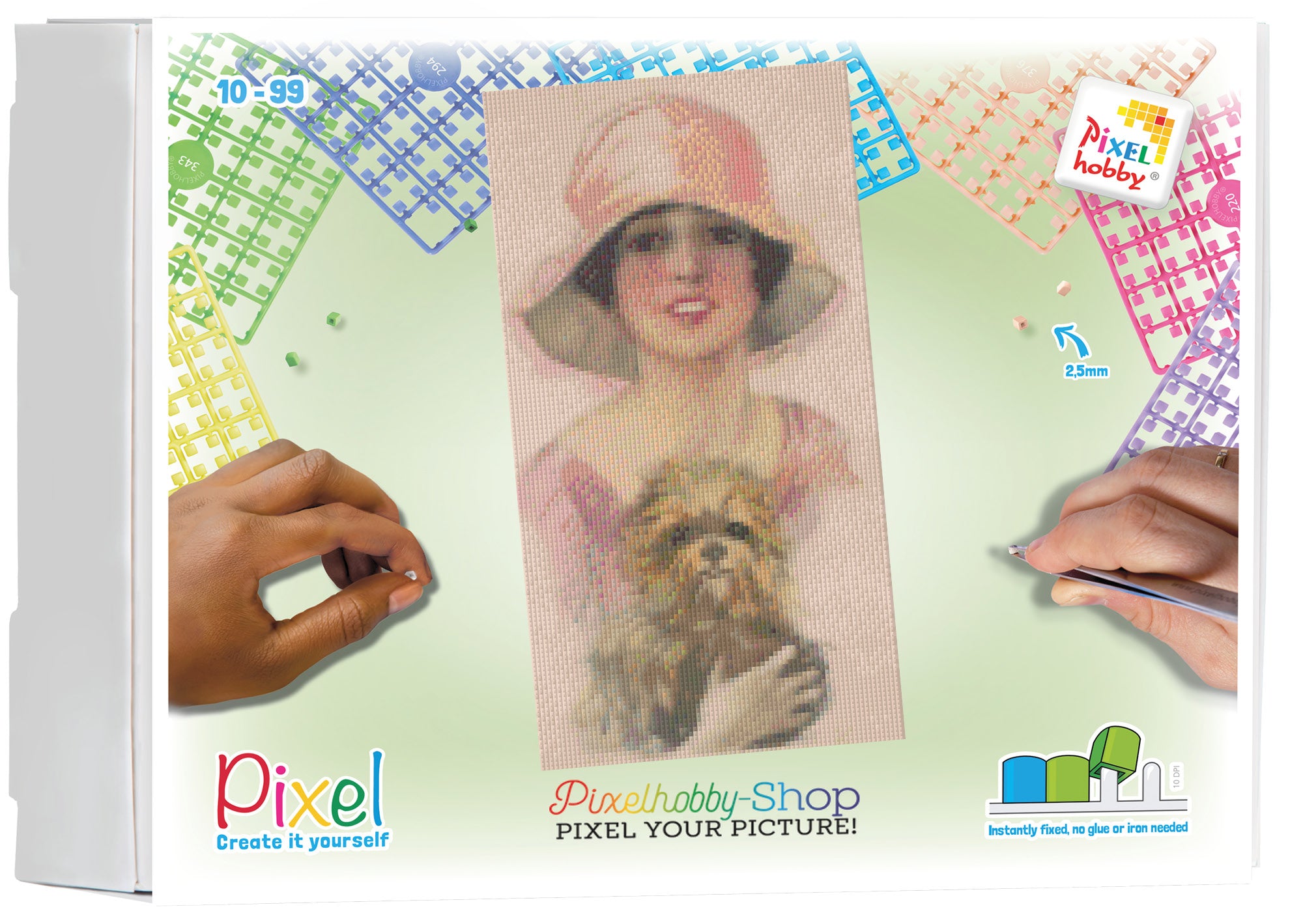 Pixelhobby Klassik Set - Frau mit Hund