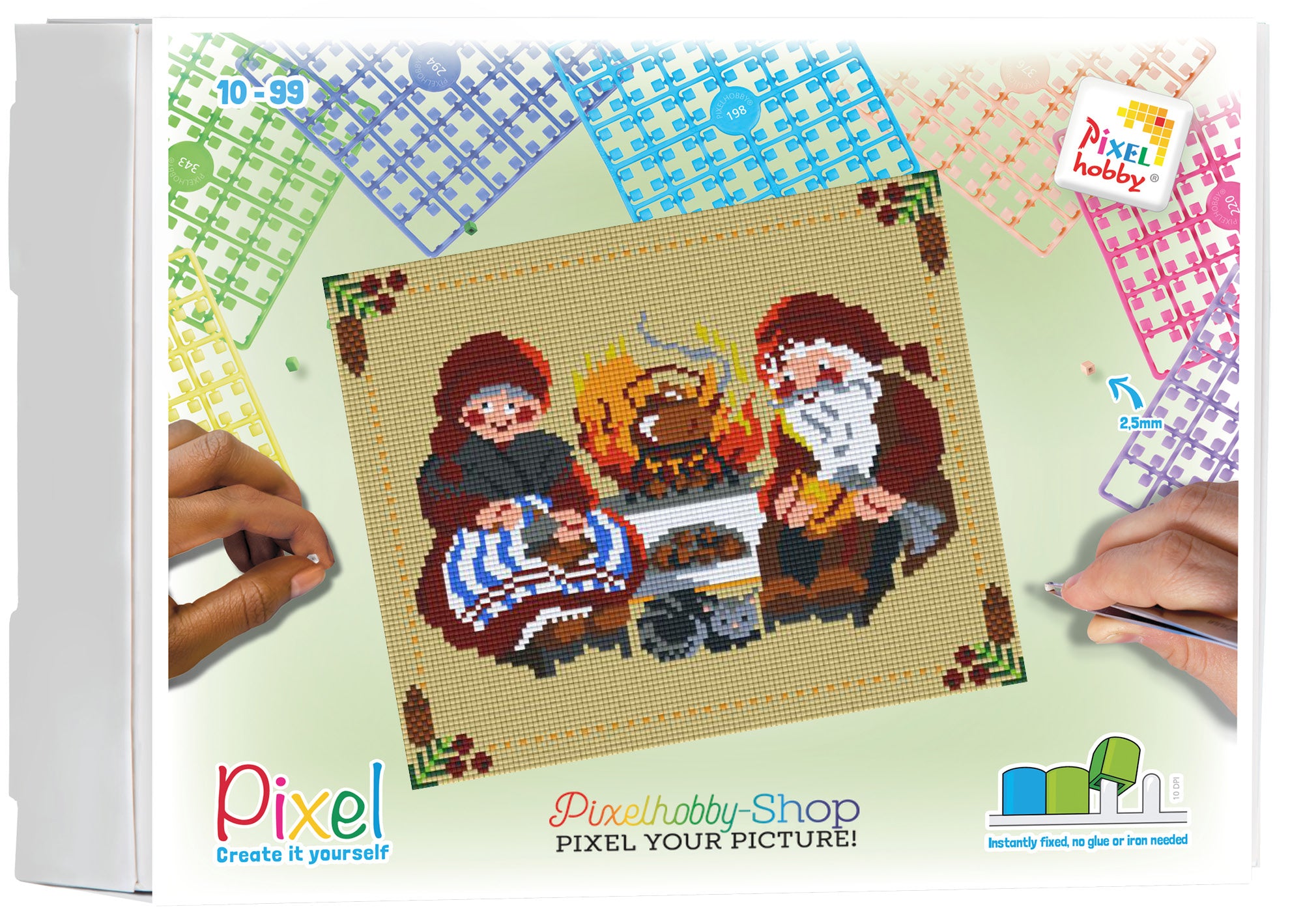 Pixelhobby Klassik Set - Päarchen am Herd