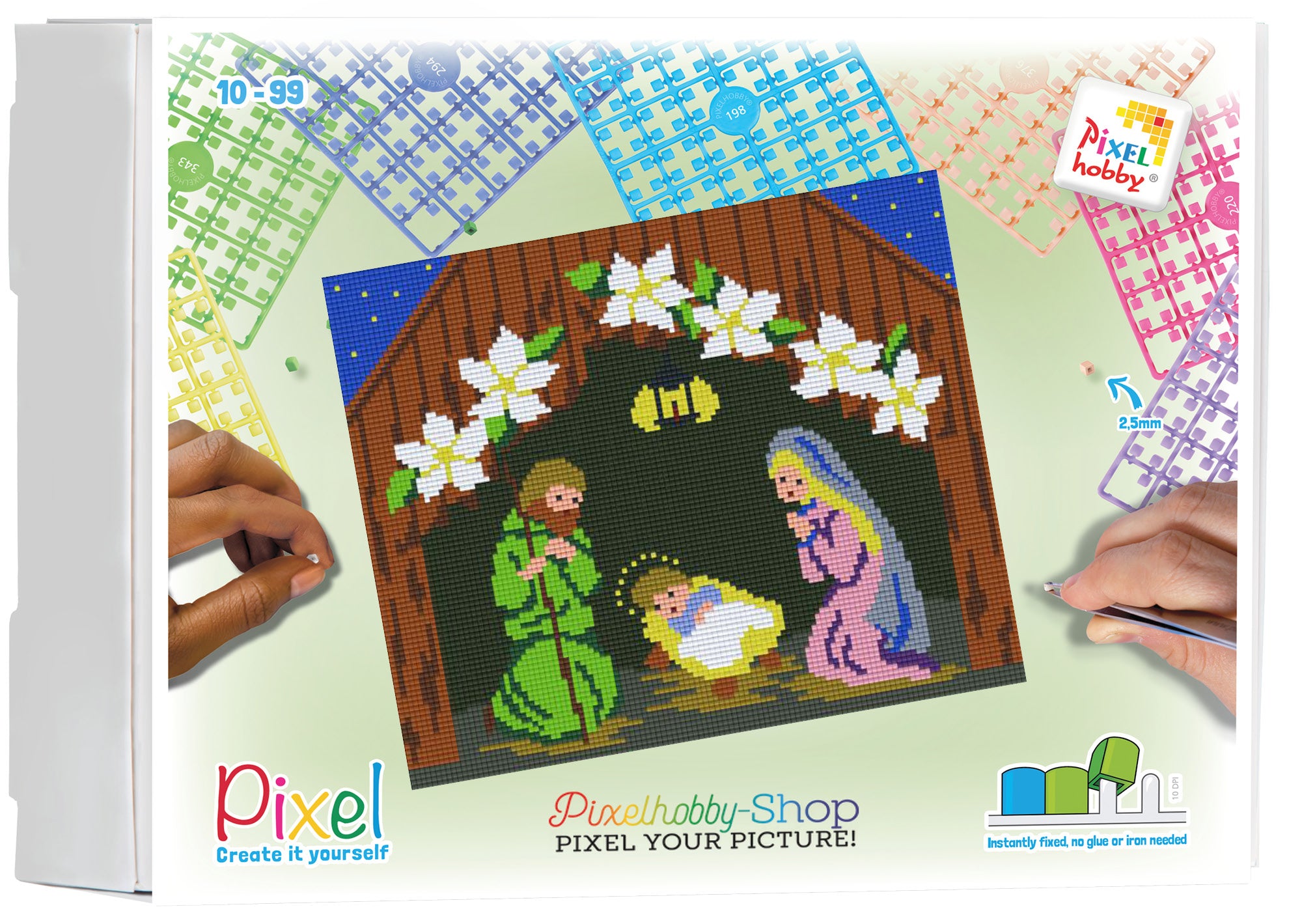 Pixelhobby Klassik Set - Kindlein in der Grippe