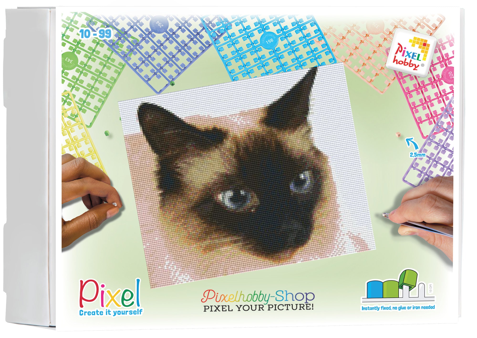 Pixelhobby Klassik Set - Siamesische Katze