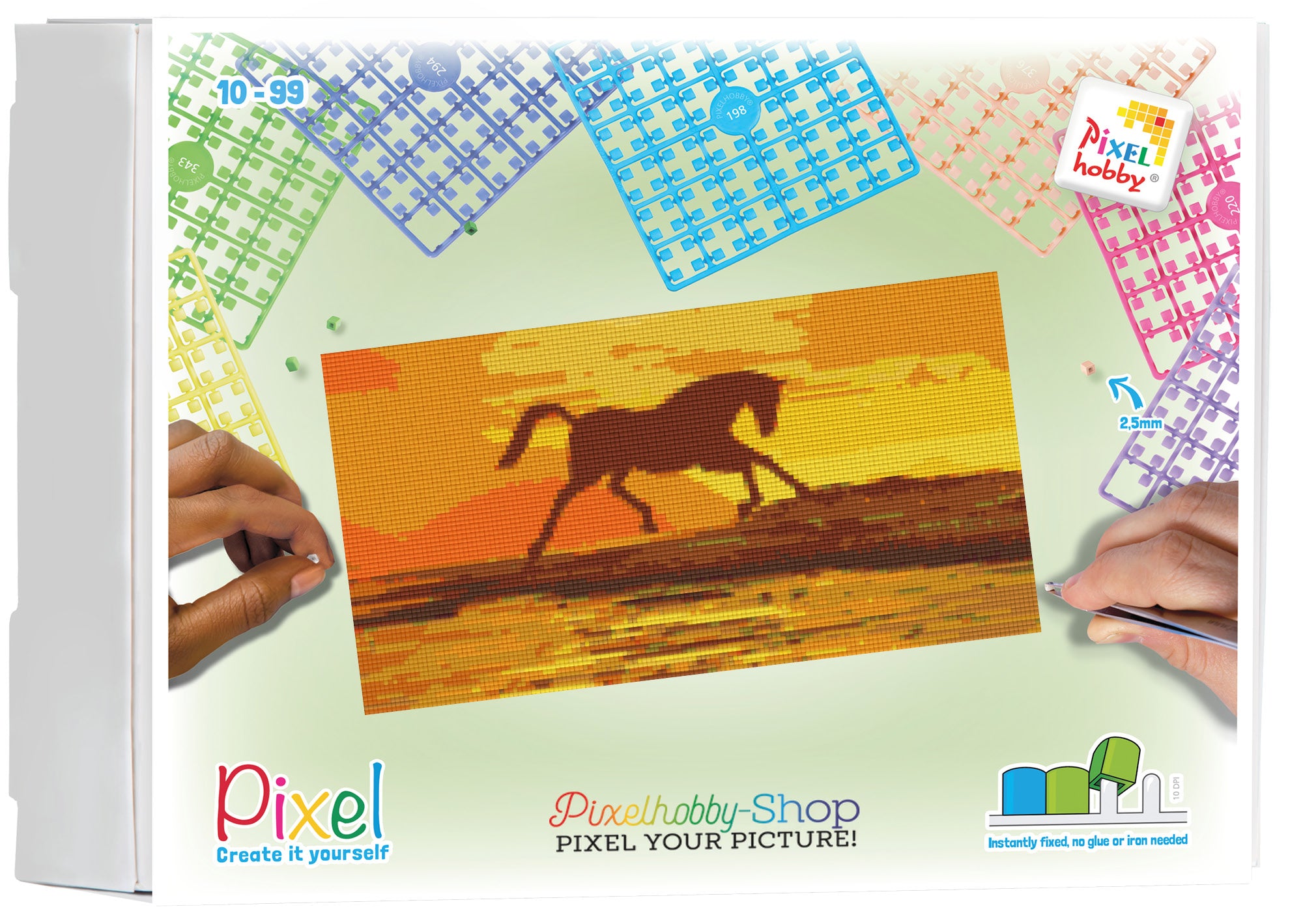 Pixelhobby Klassik Set - Goldenes Pferd