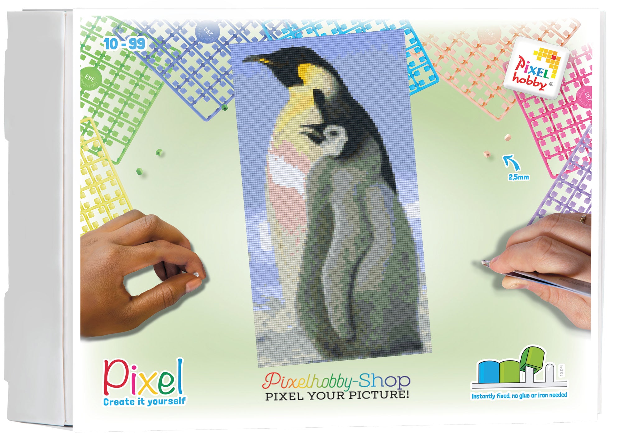 Pixelhobby classic set - king penguin with chicks