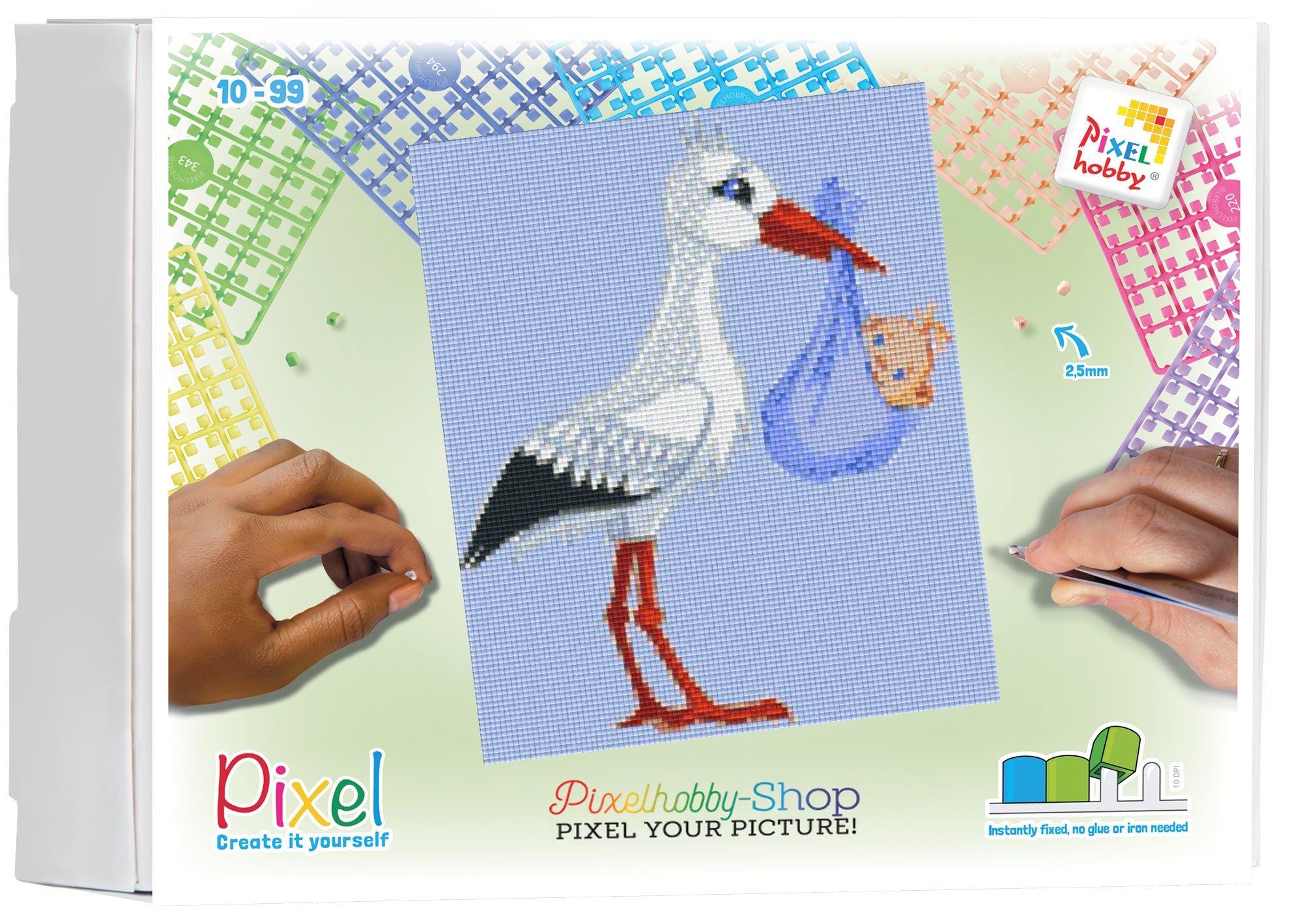 Pixelhobby Klassik Set - Hurra ein Junge
