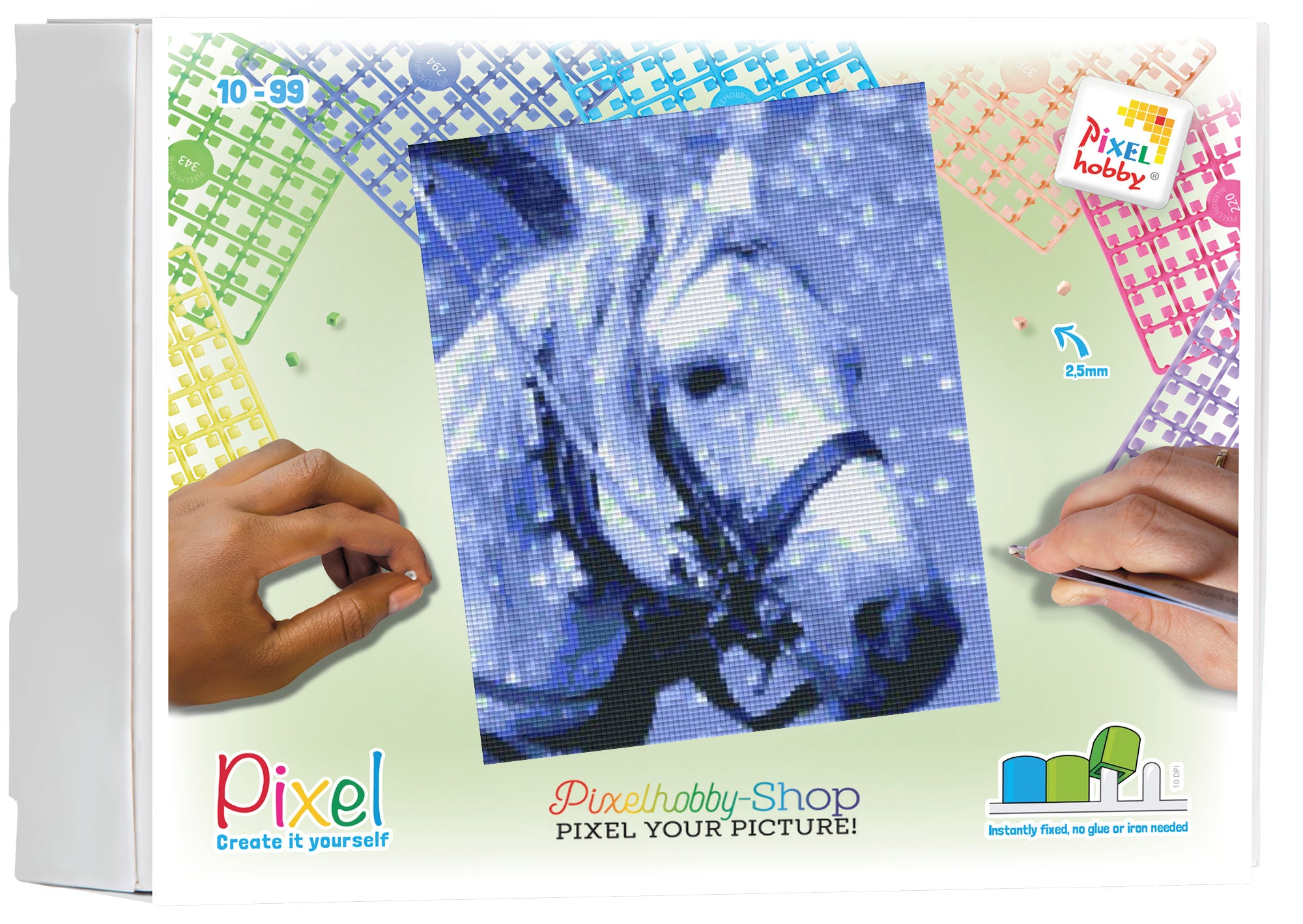 Pixelhobby Klassik Set - Pferd im Schnee