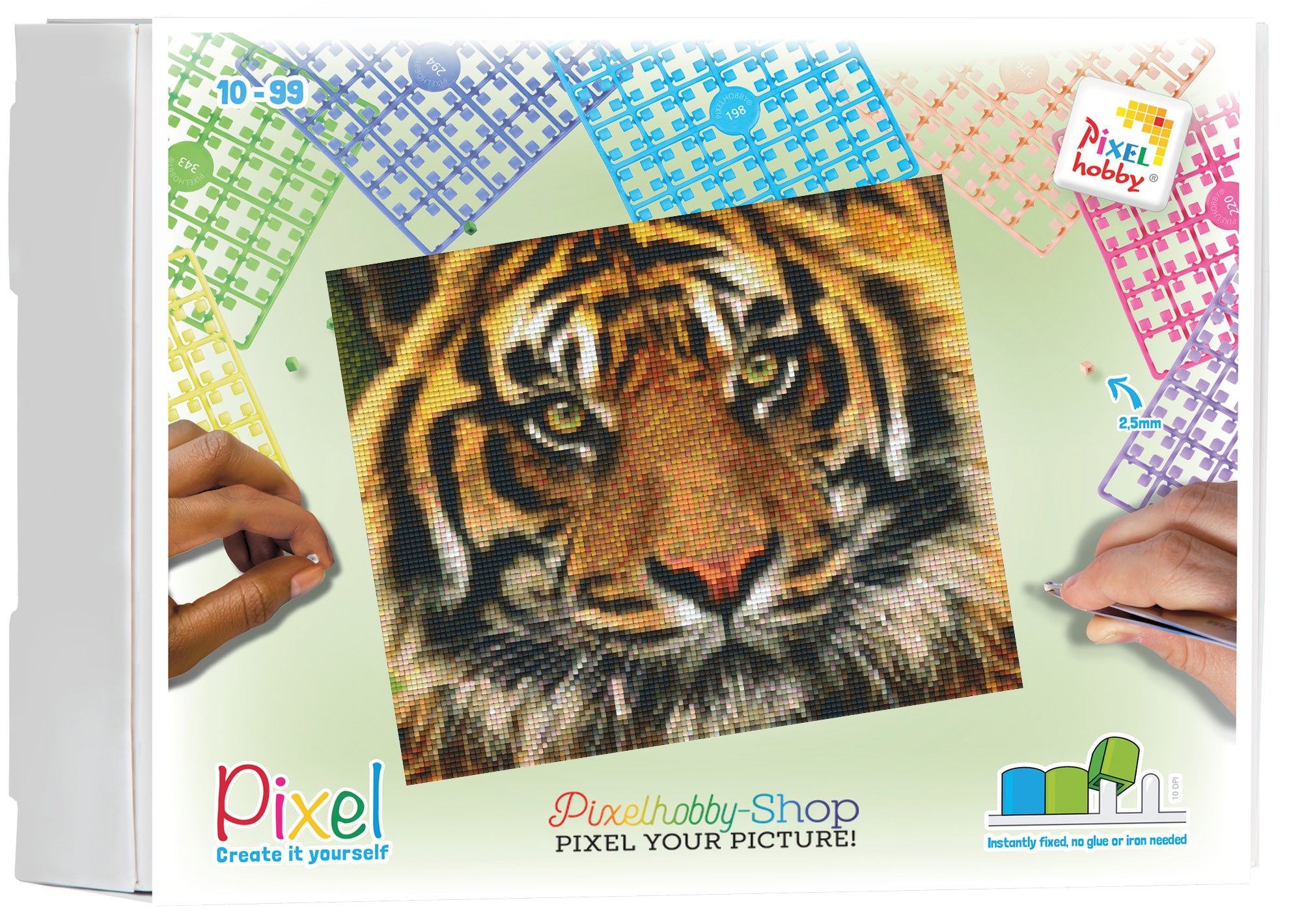 Pixelhobby Klassik Set - Tigerkopf