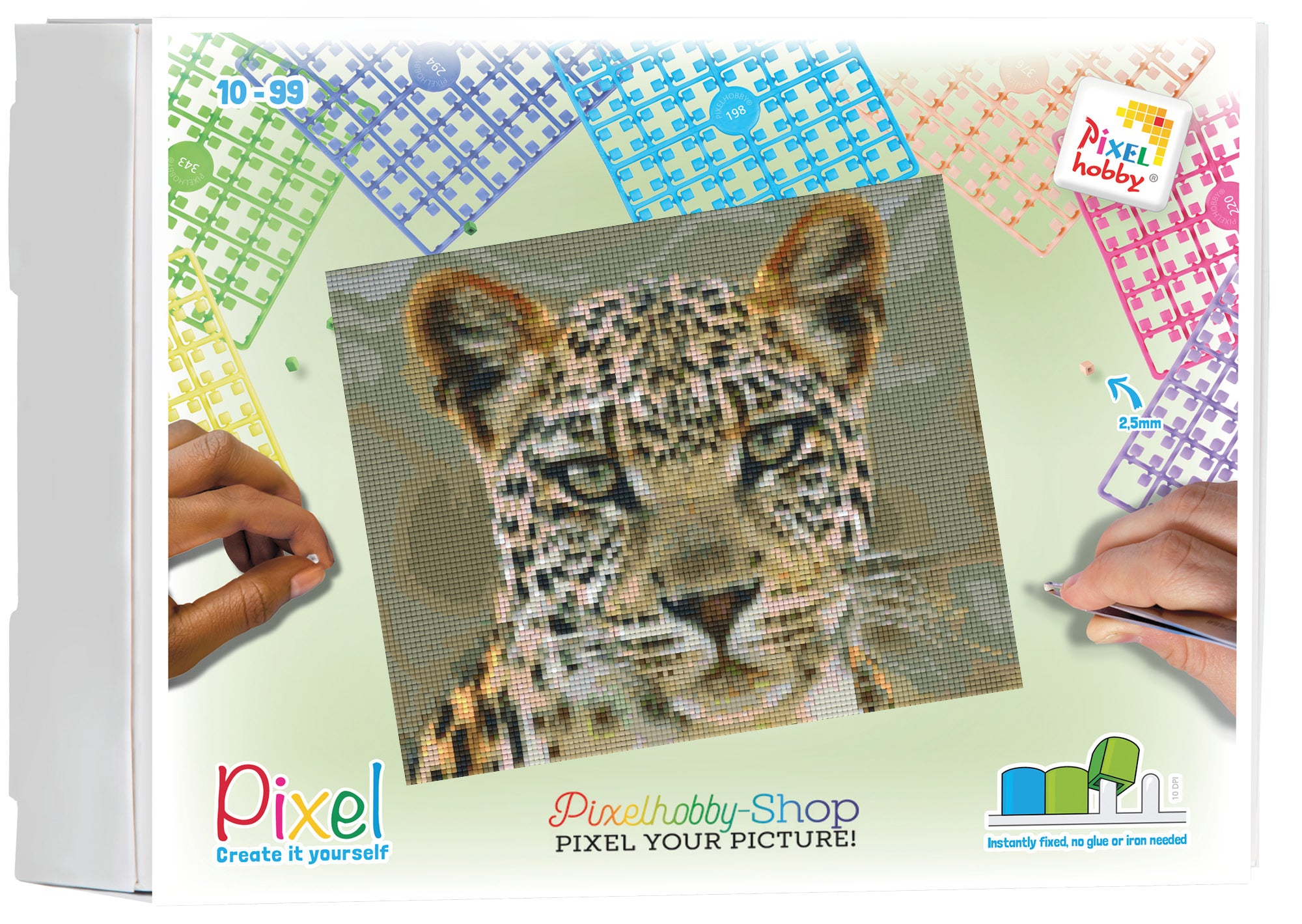 Pixelhobby Klassik Set - Leopardenkopf