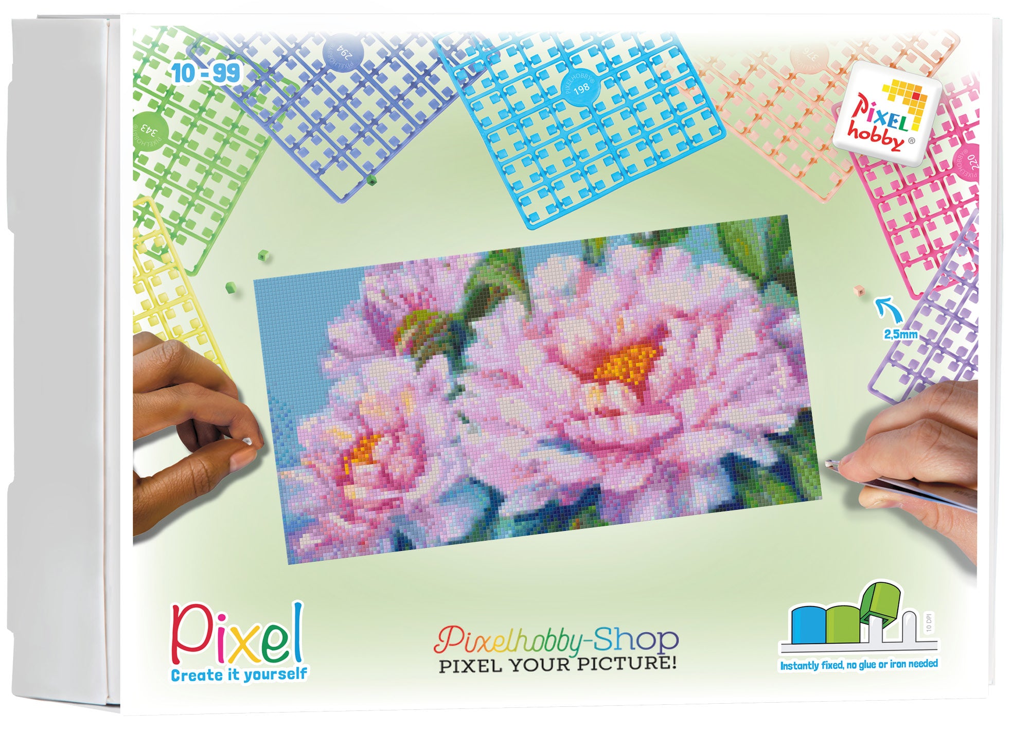 Pixelhobby Classic Set - Pink Flowers