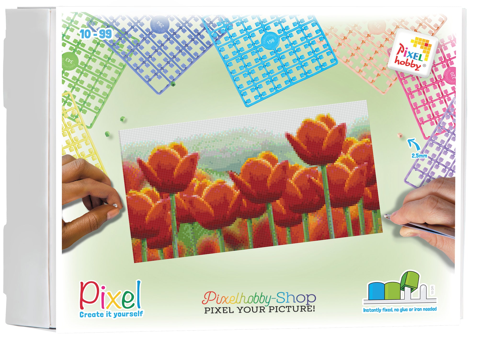 Pixel hobby classic set - red tulip field