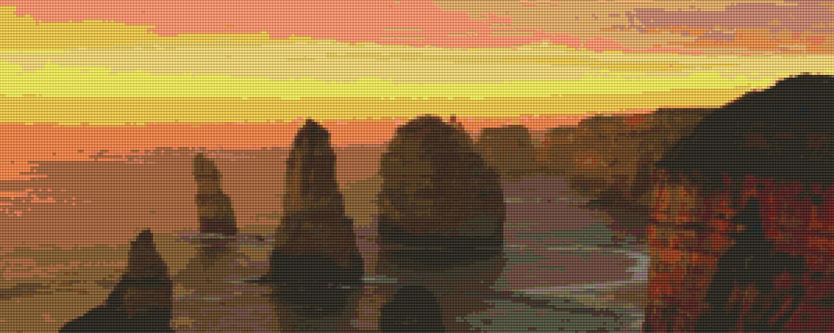 Pixelhobby Klassik Set - verfärbtes Meer