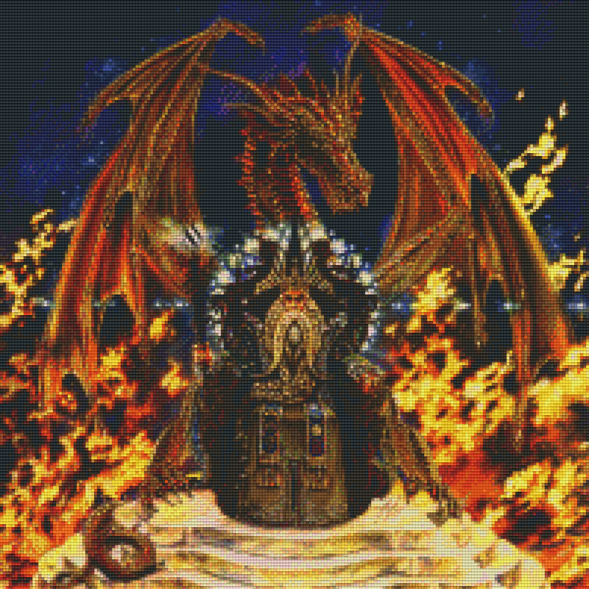 Pixelhobby Klassik Vorlage - Beschützer