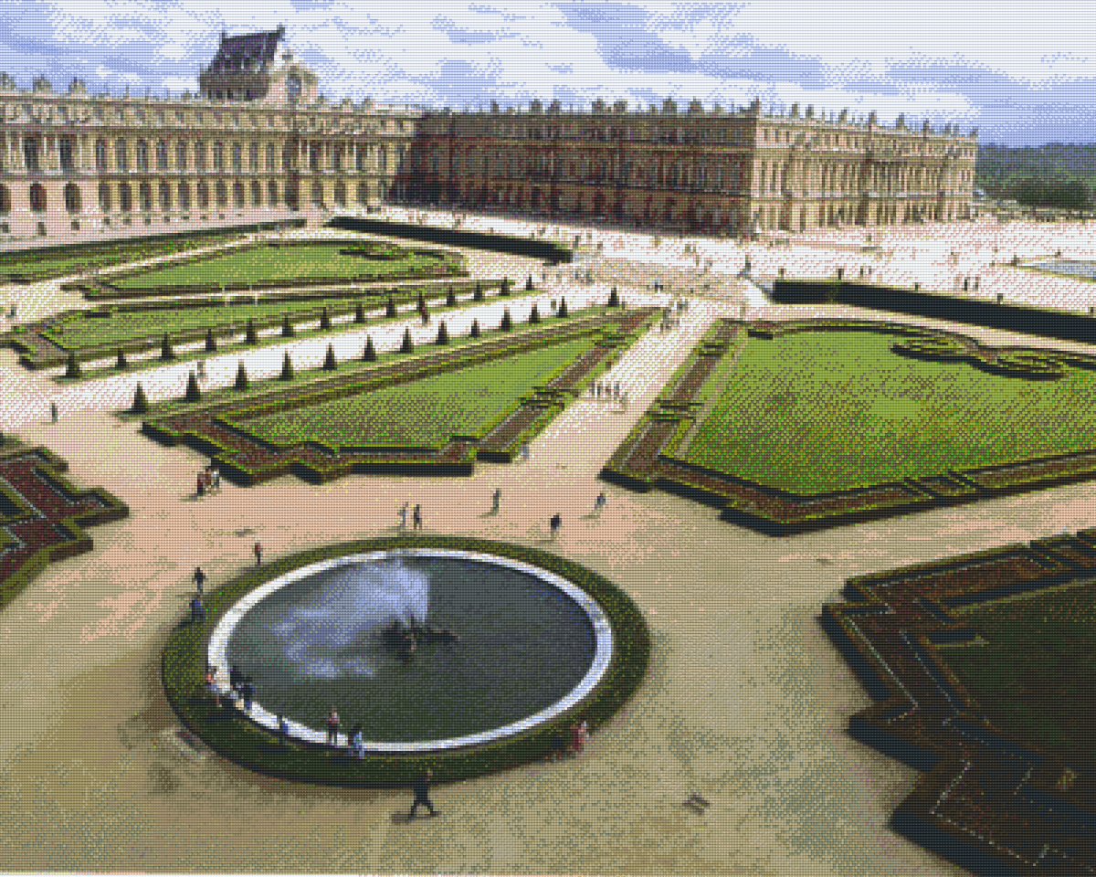 Pixel hobby classic template - Versailles Park