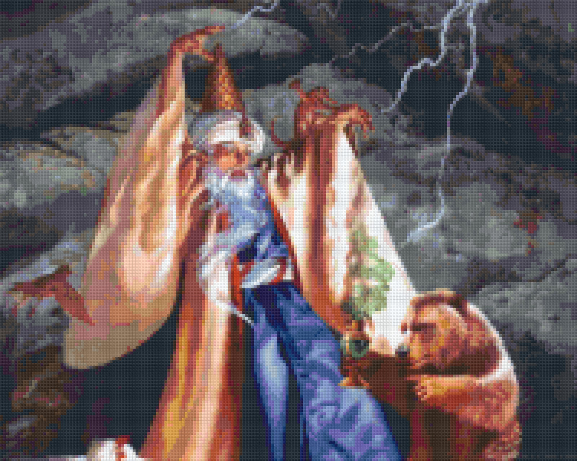 Pixelhobby classic set - magician and bear
