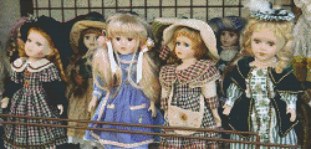 Pixelhobby classic set - porcelain dolls