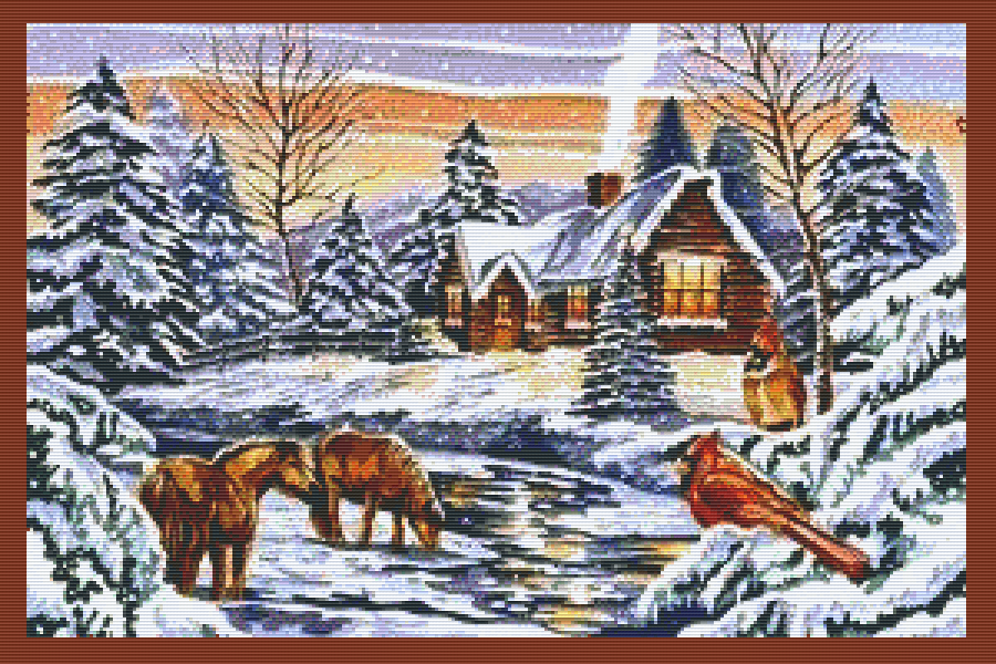 Pixel hobby classic set - animal in winter