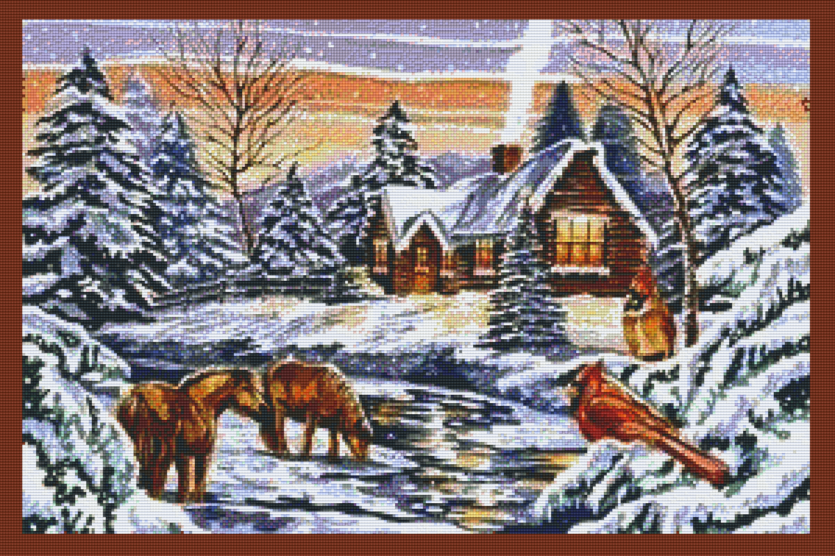 Pixel hobby classic set - animal in winter