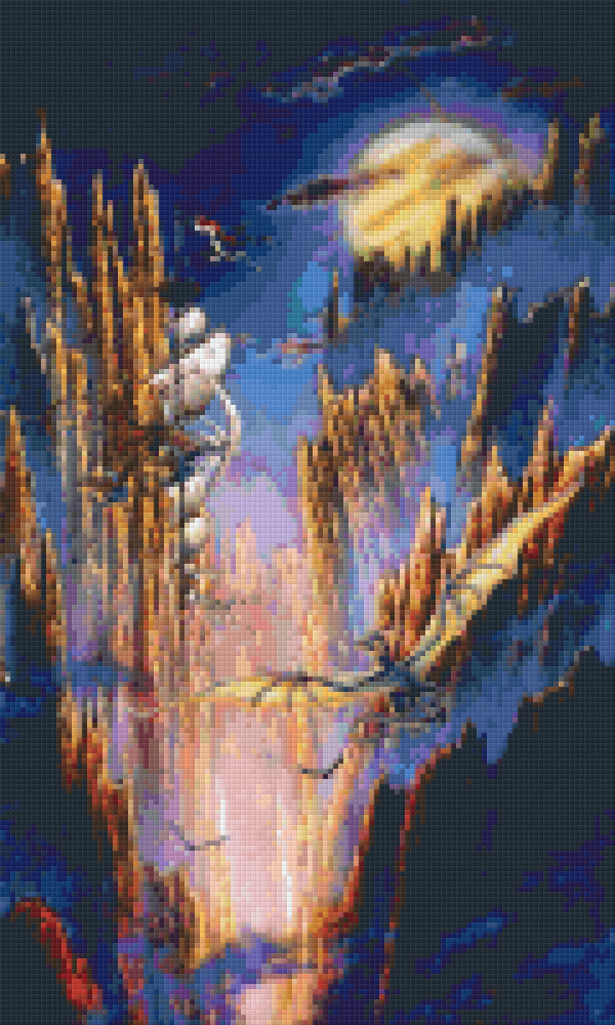 Pixelhobby Klassik Vorlage - Wolkenstadt