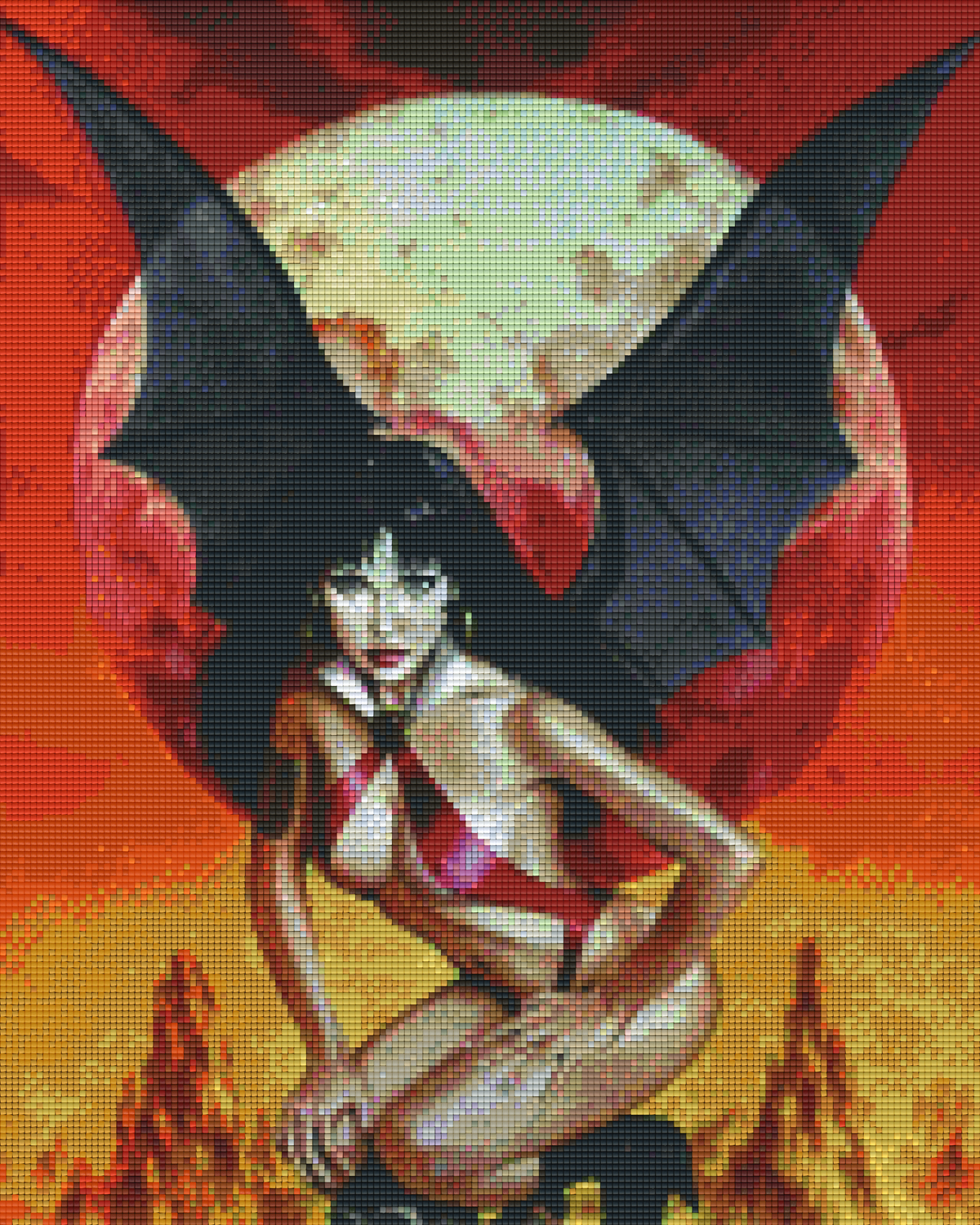 Pixelhobby Klassik Vorlage - Vampir 07