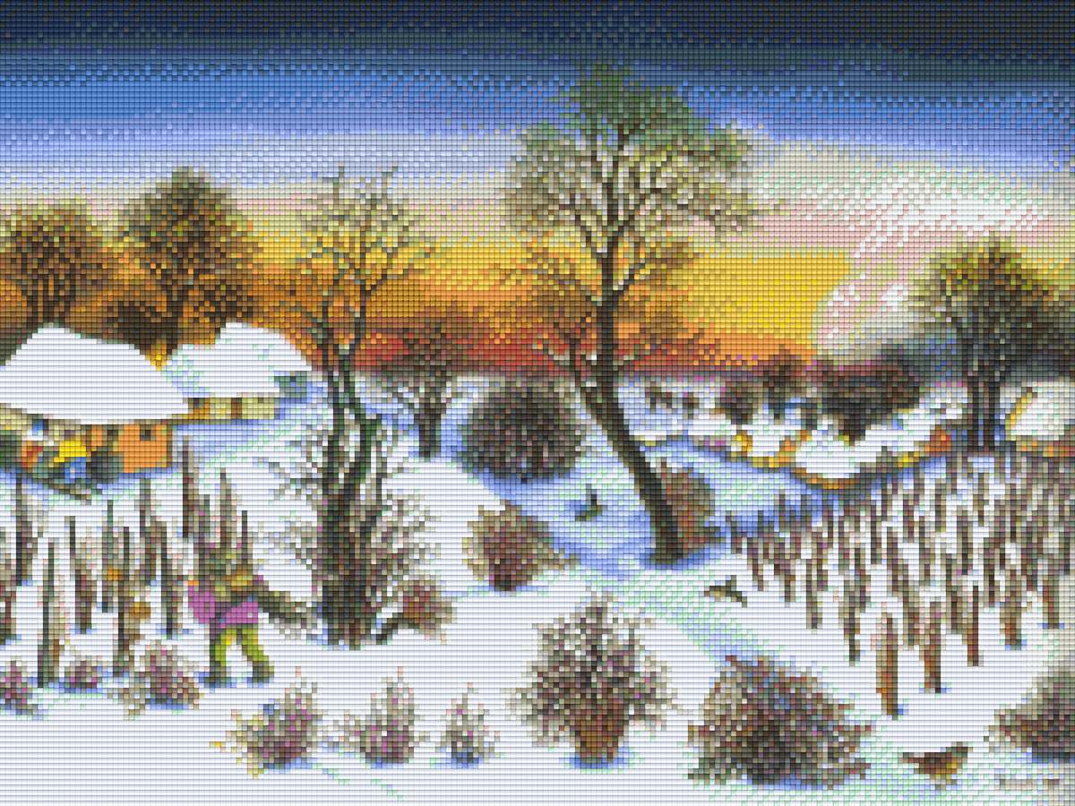 Pixelhobby Klassik Vorlage - Winter