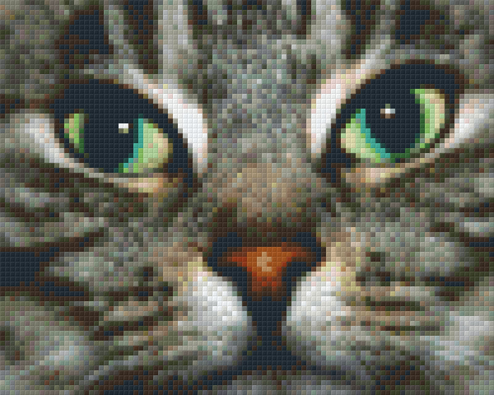 Pixelhobby Klassik Vorlage - Miezekatze