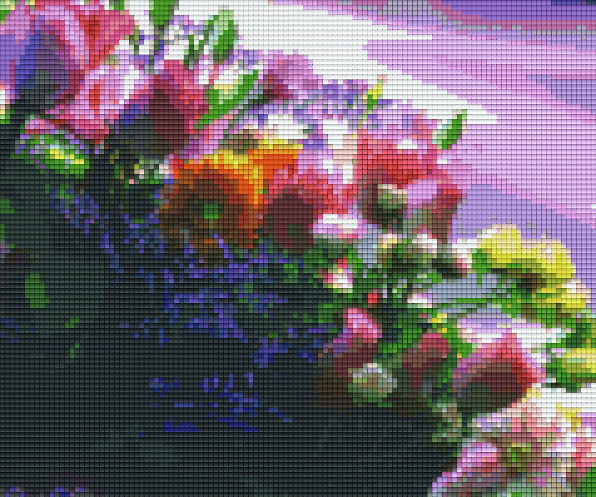 Pixelhobby Klassik Vorlage - Frühlingsgrüße