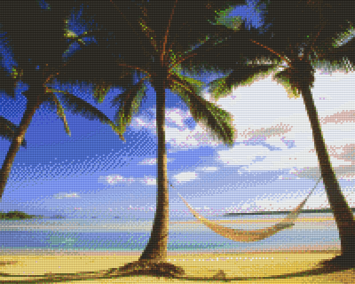 Pixelhobby Klassik Vorlage - Traum Strand