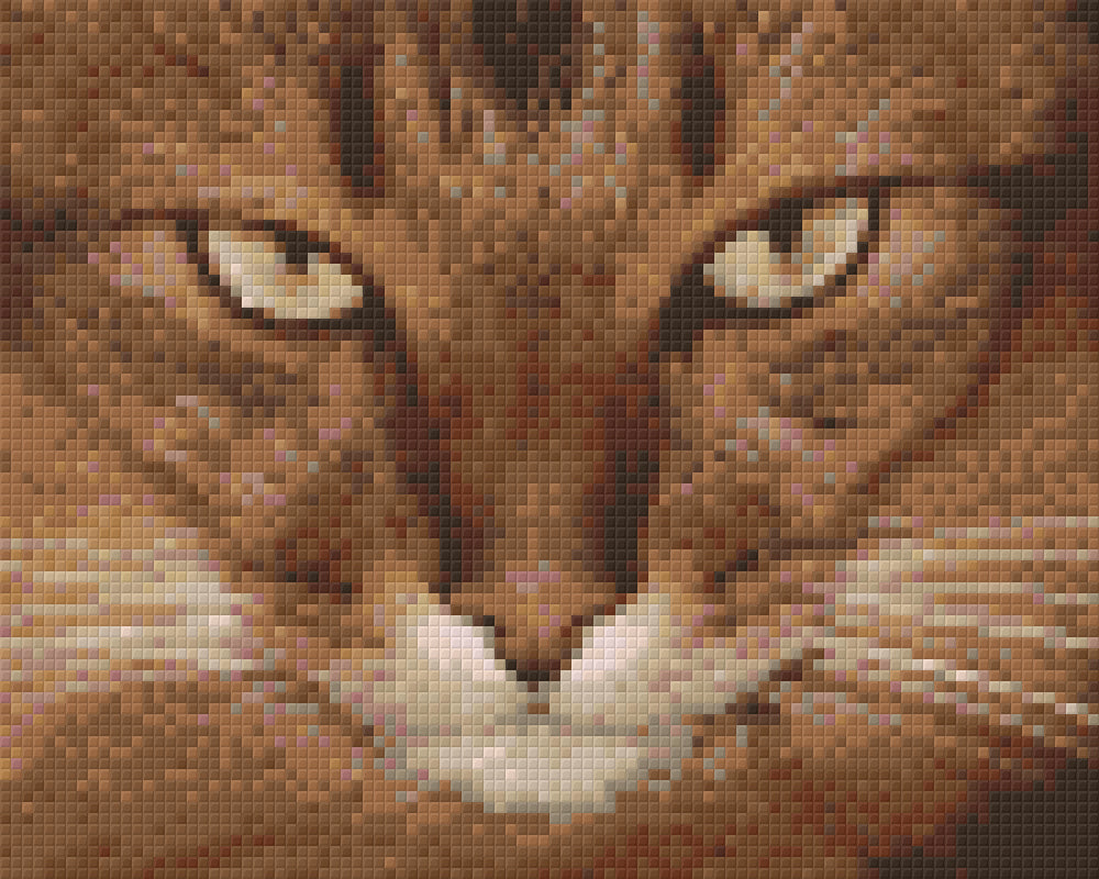 Pixelhobby Klassik Vorlage - Miezekatze 3